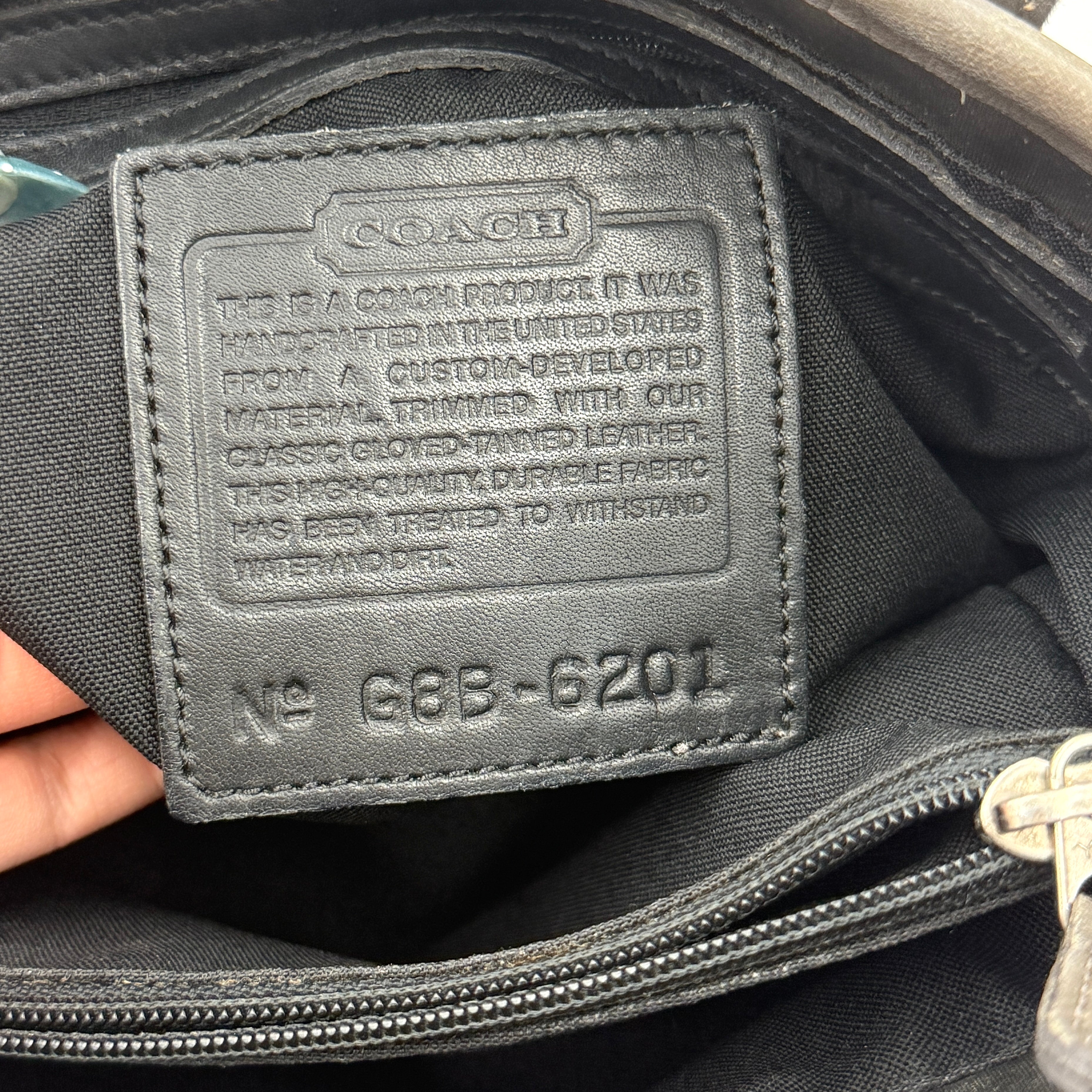 Coach New York Neoprene Tote Bag Grey