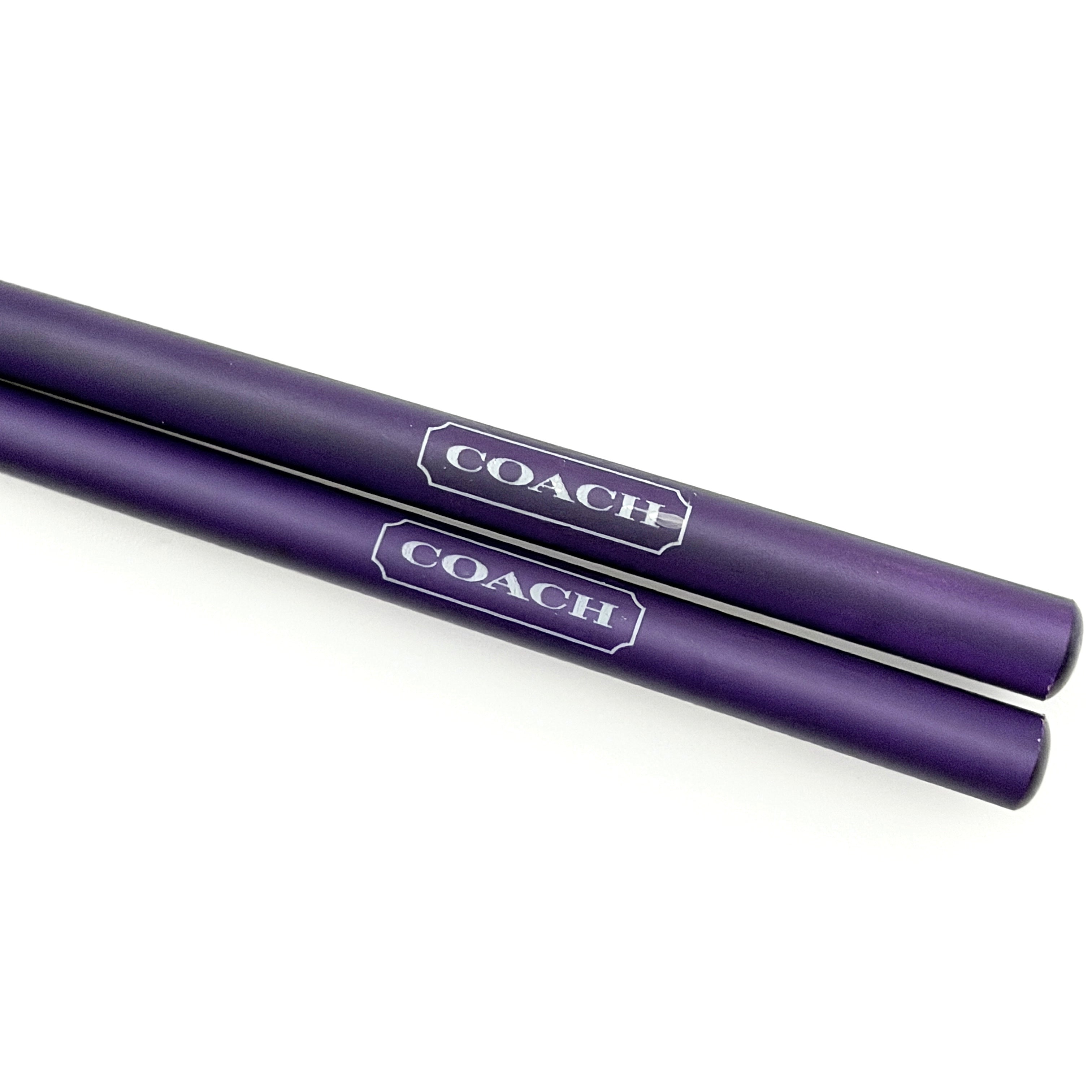 Coach Limited Edition Novelty Chopsticks Purple