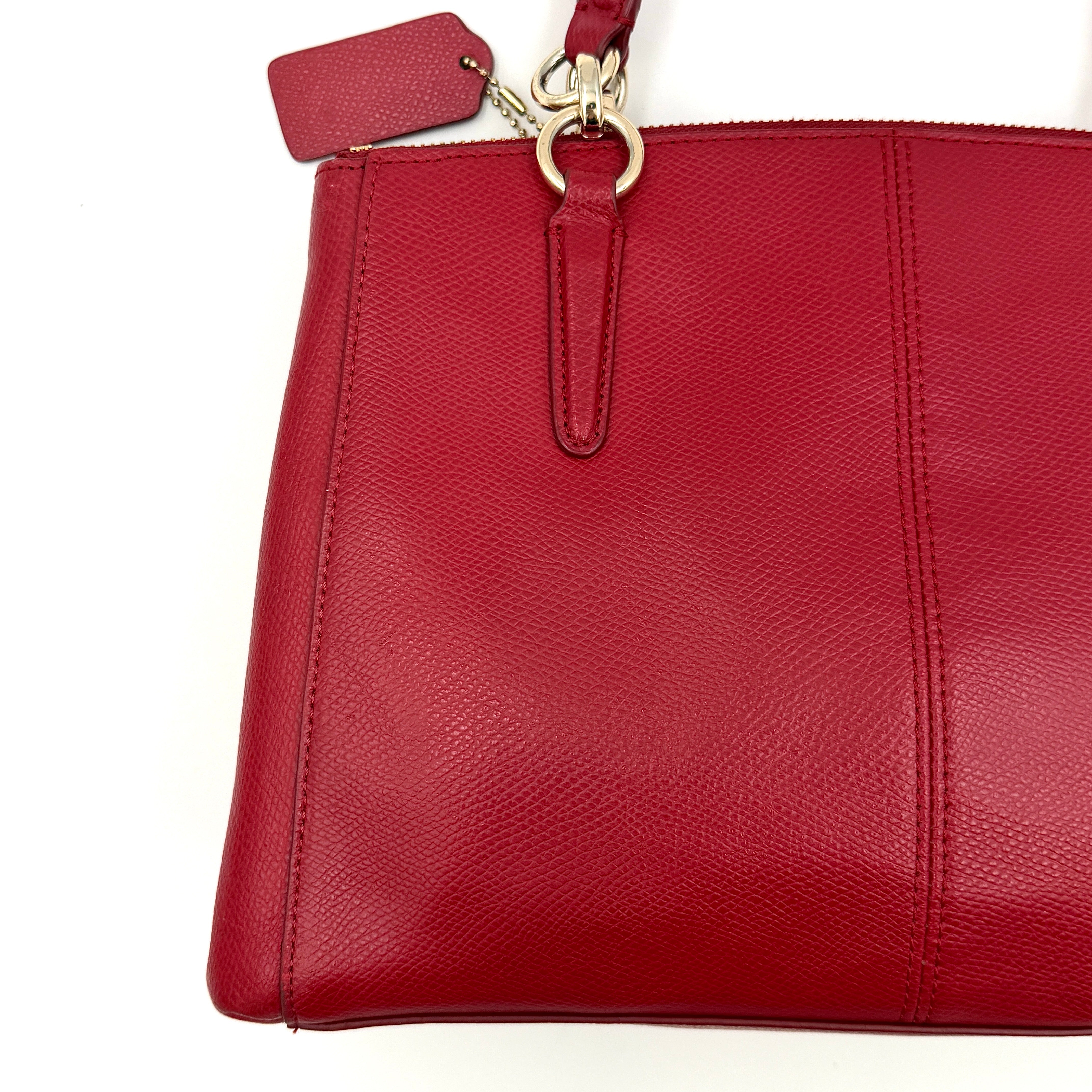 Coach 2Way Christie Carryall Handbag Red