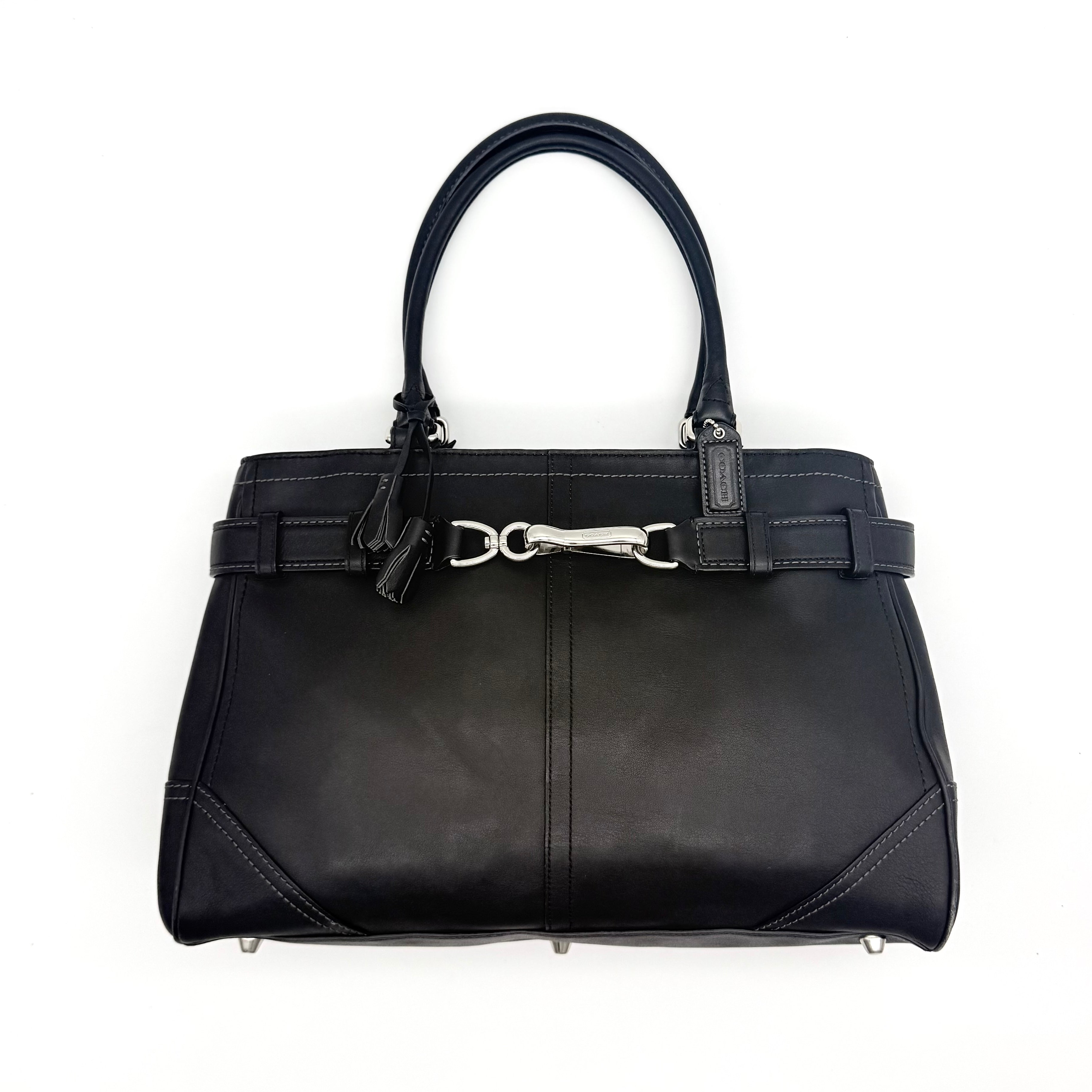 Coach Hampton Carryall Shoulder Bag Black