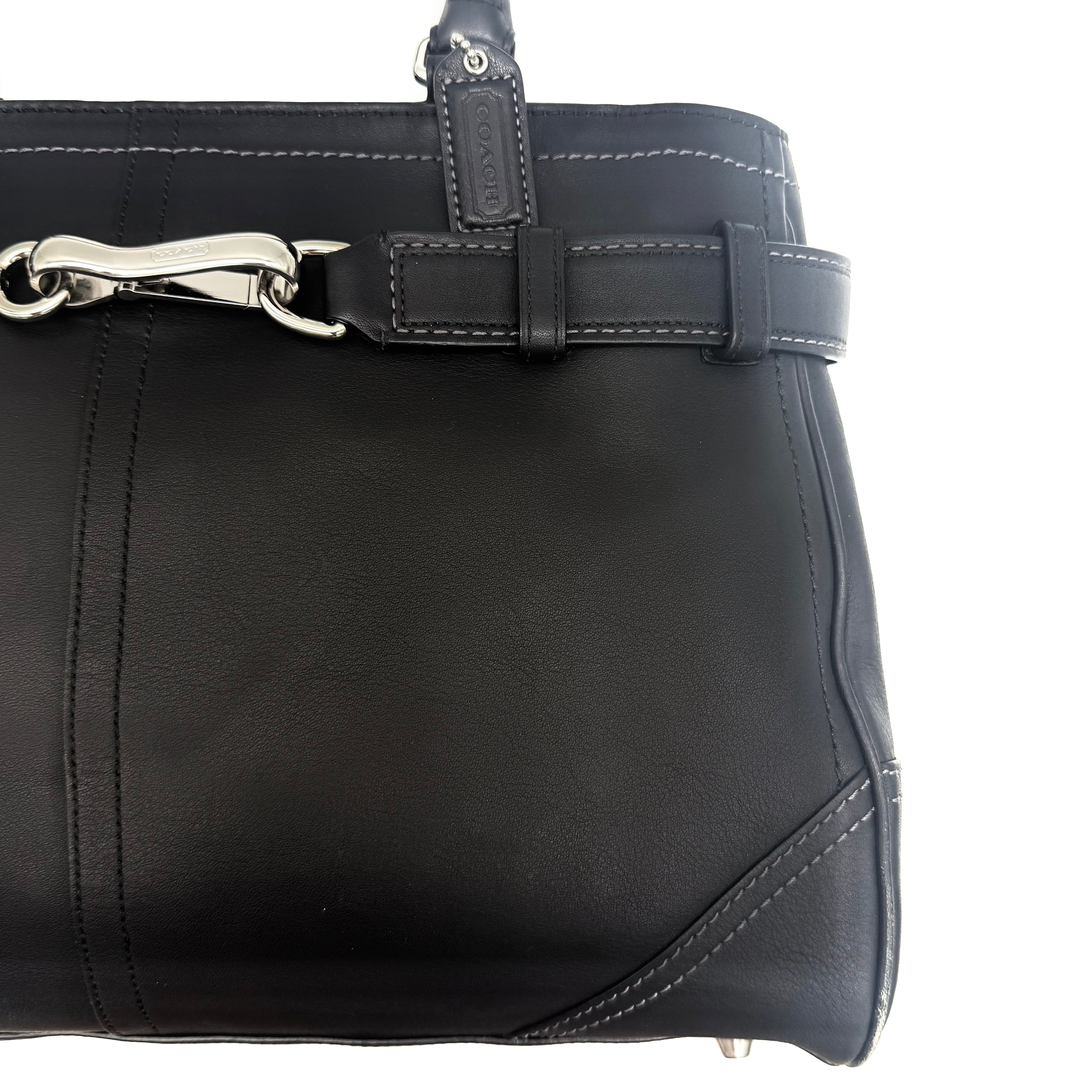 Coach Hampton Carryall Shoulder Bag Black