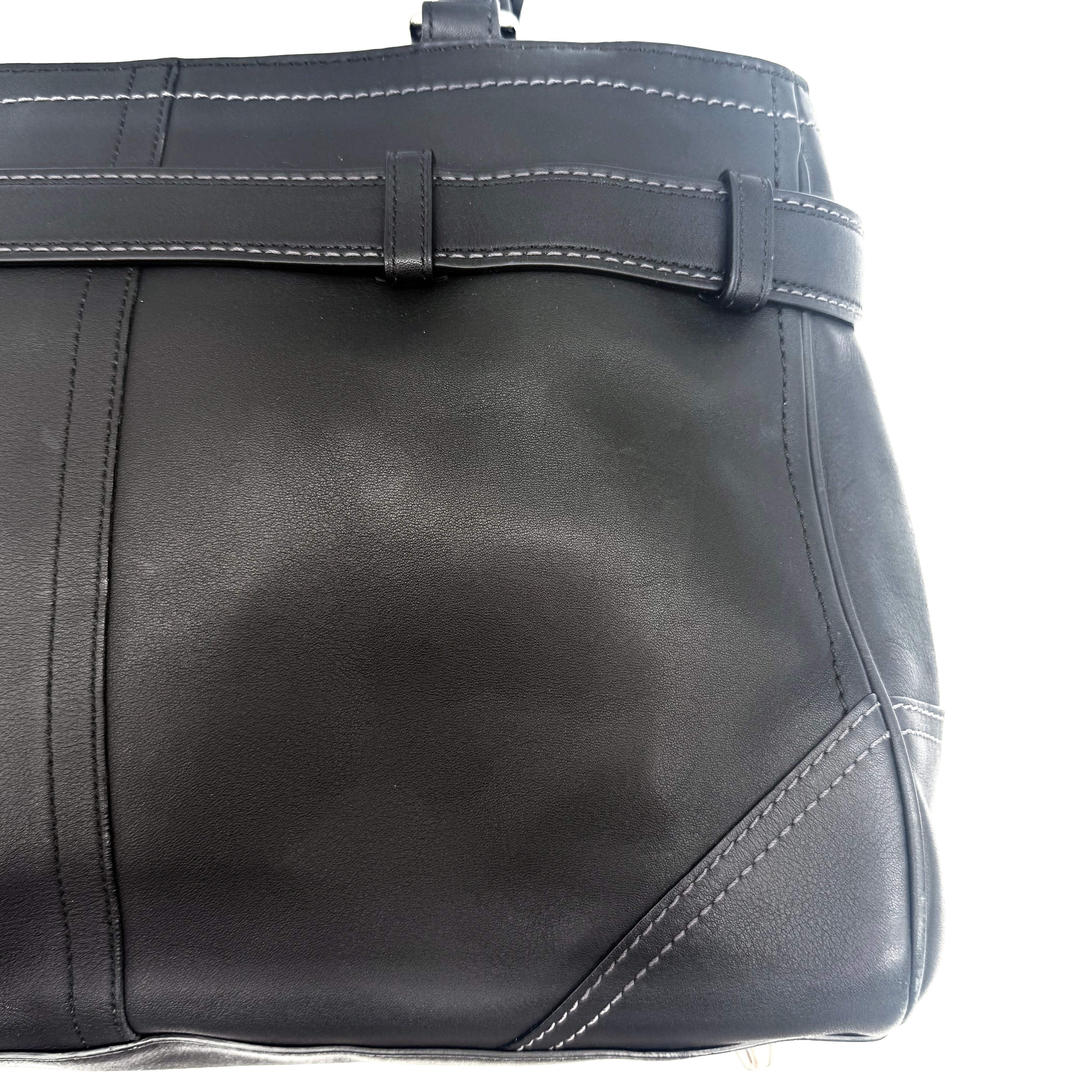 Coach Hampton Carryall Shoulder Bag Black