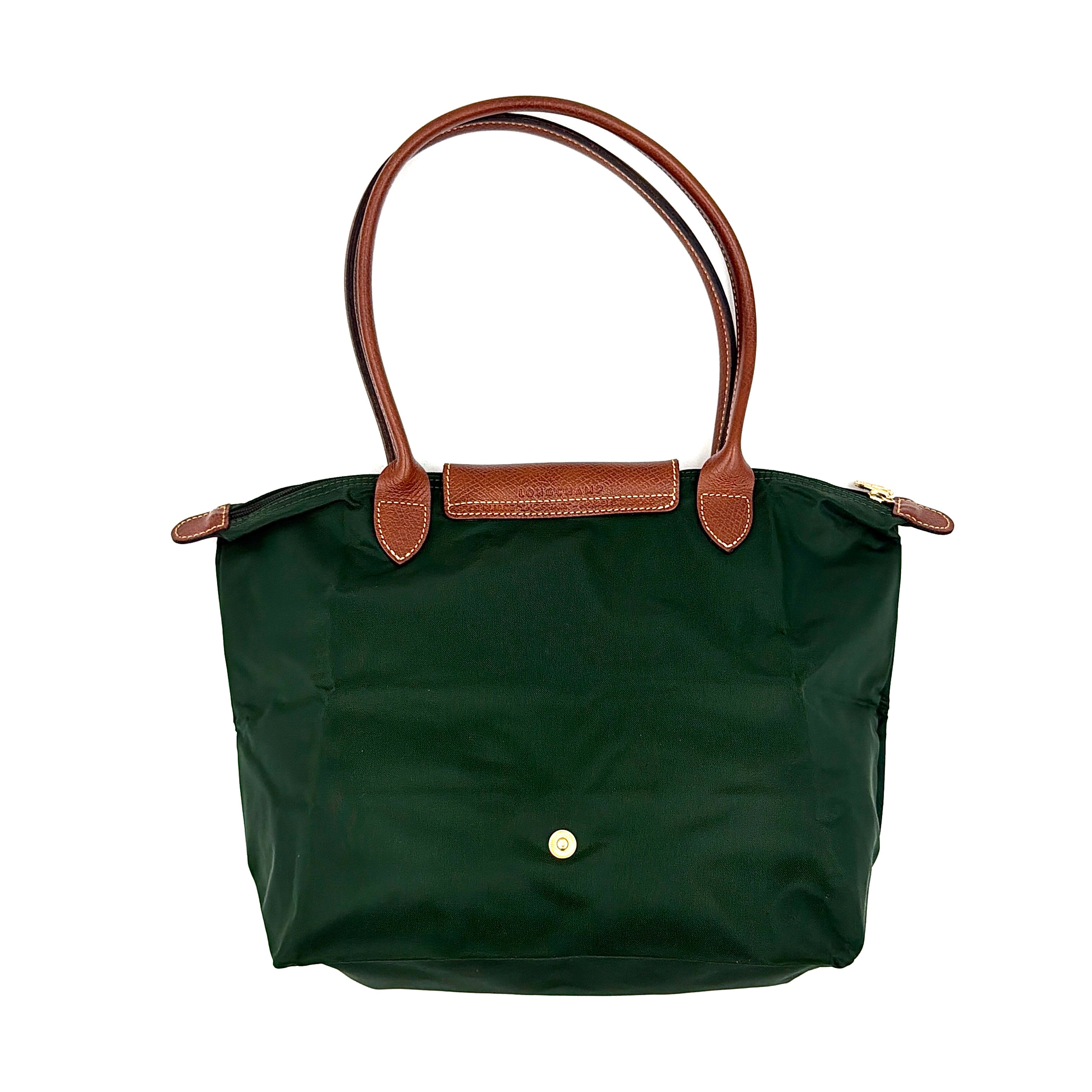 Longchamp Le Pliage Original Tote Bag Green/Brown