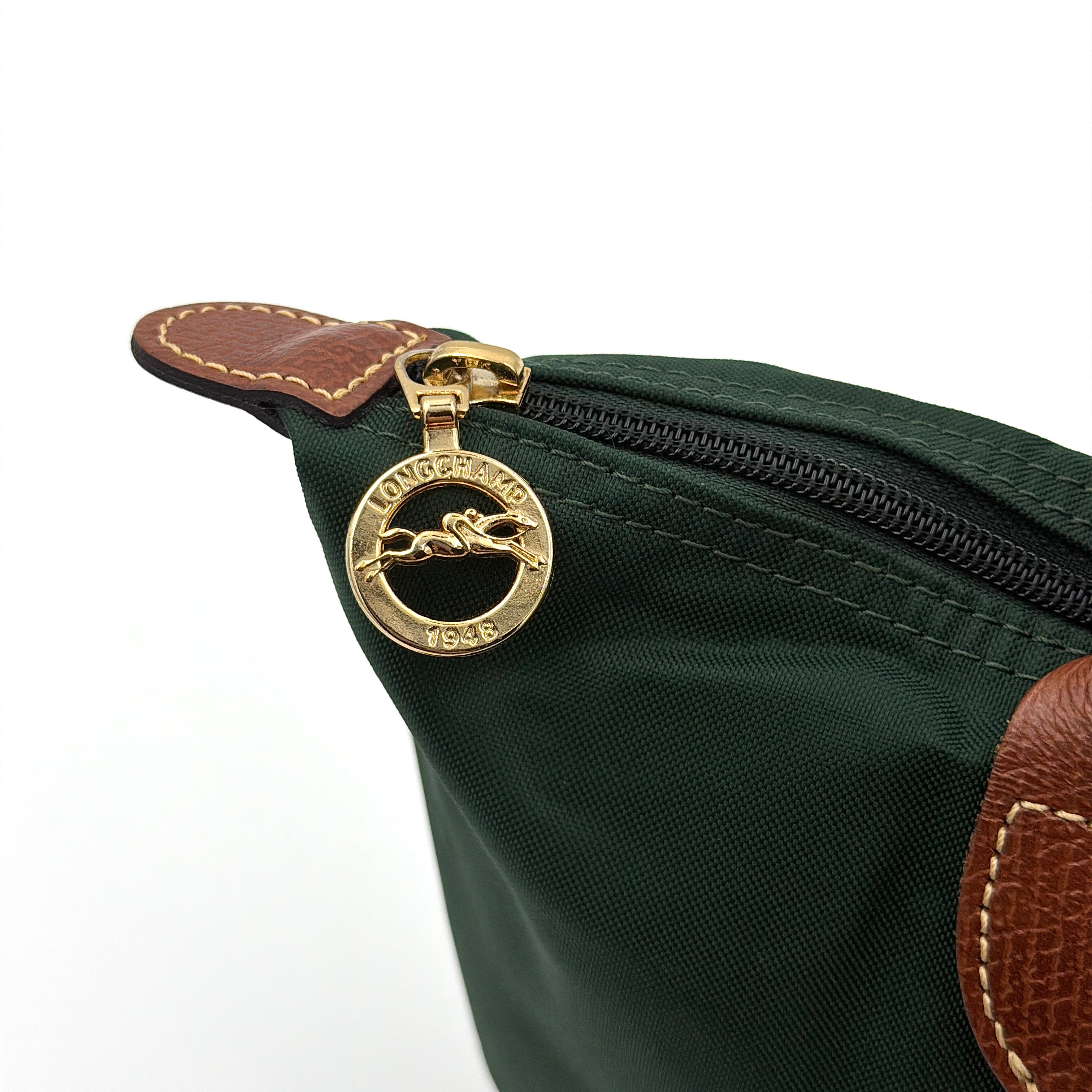 Longchamp Le Pliage Original Tote Bag Green/Brown