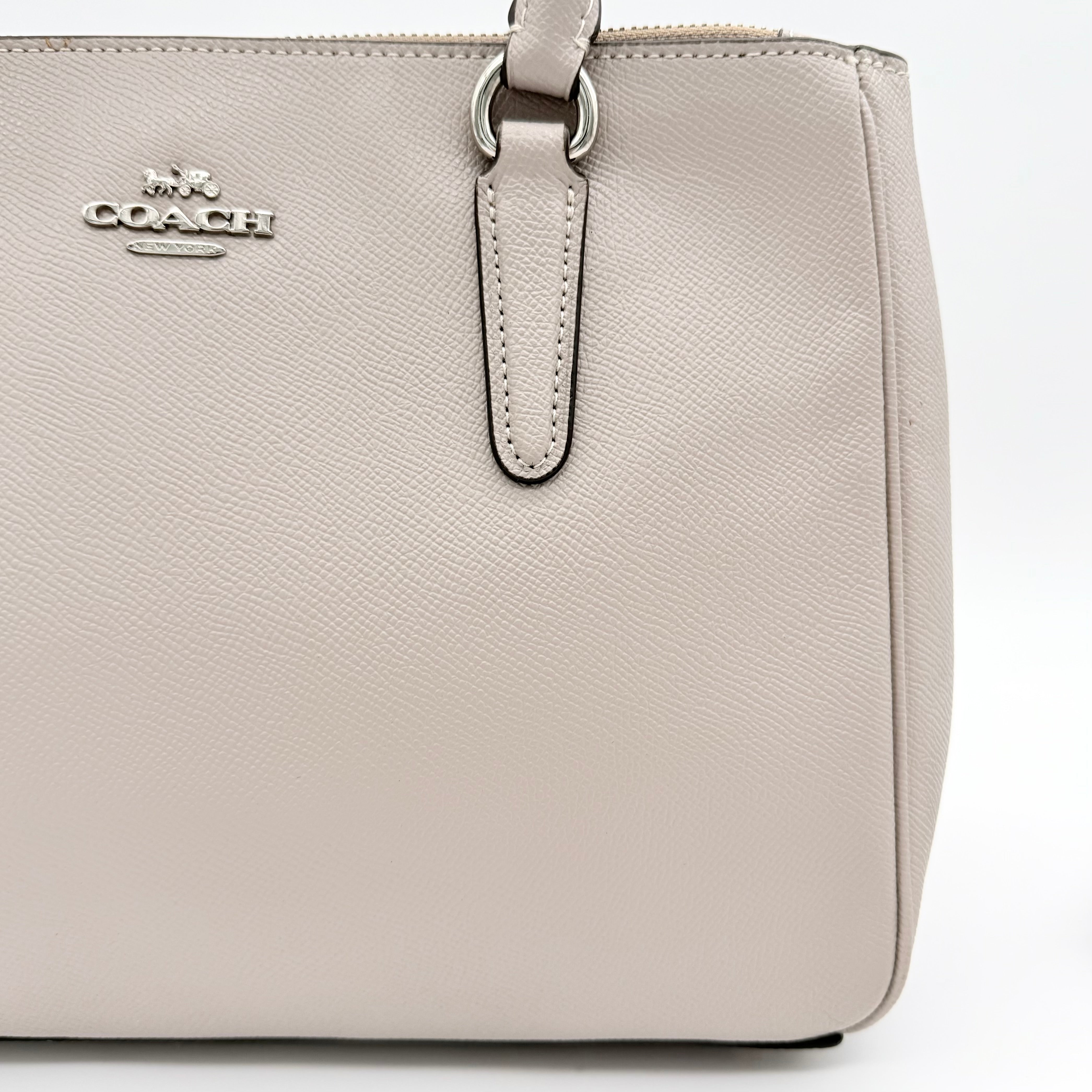 Coach 2Way Surrey Carryall Handbag Grey