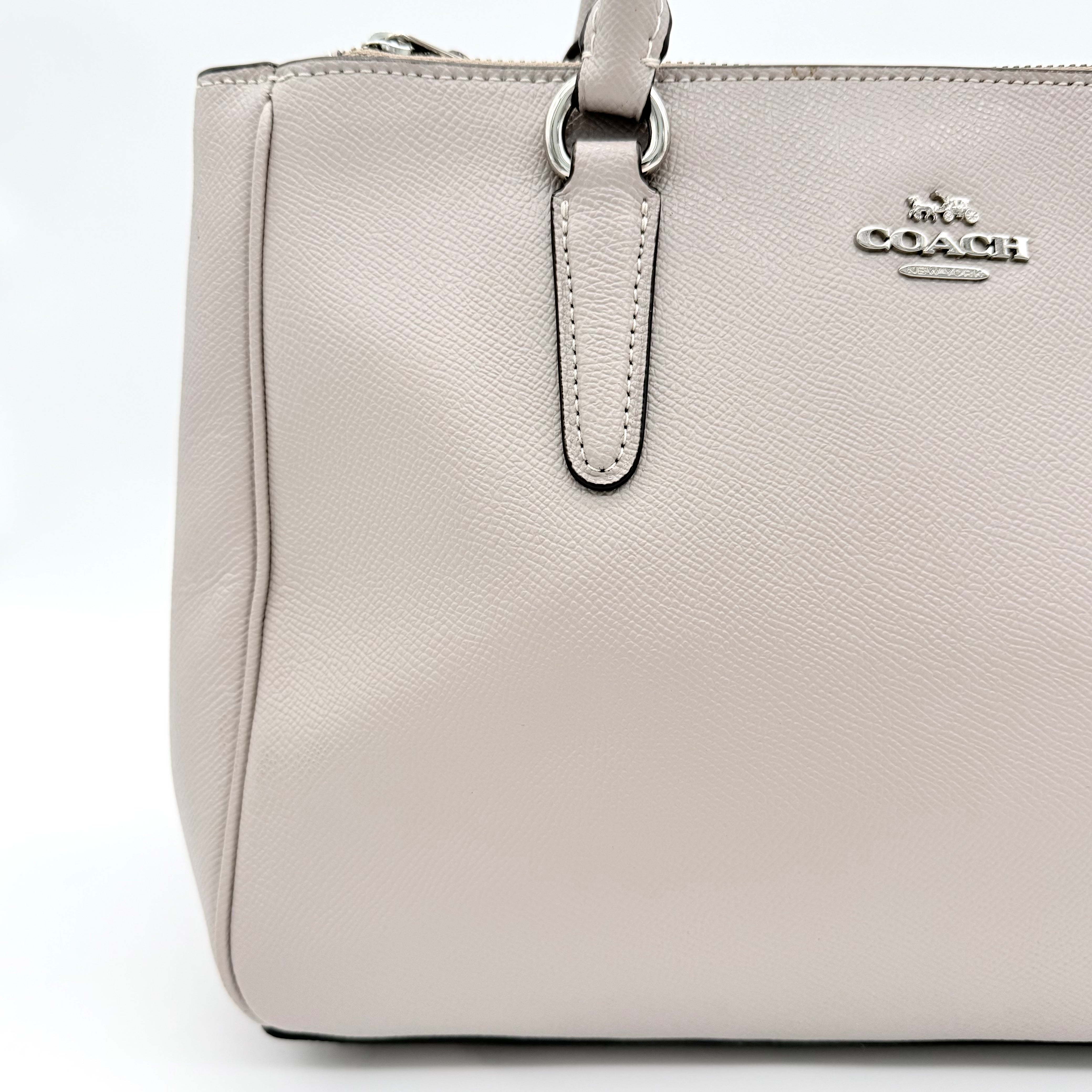 Coach 2Way Surrey Carryall Handbag Grey
