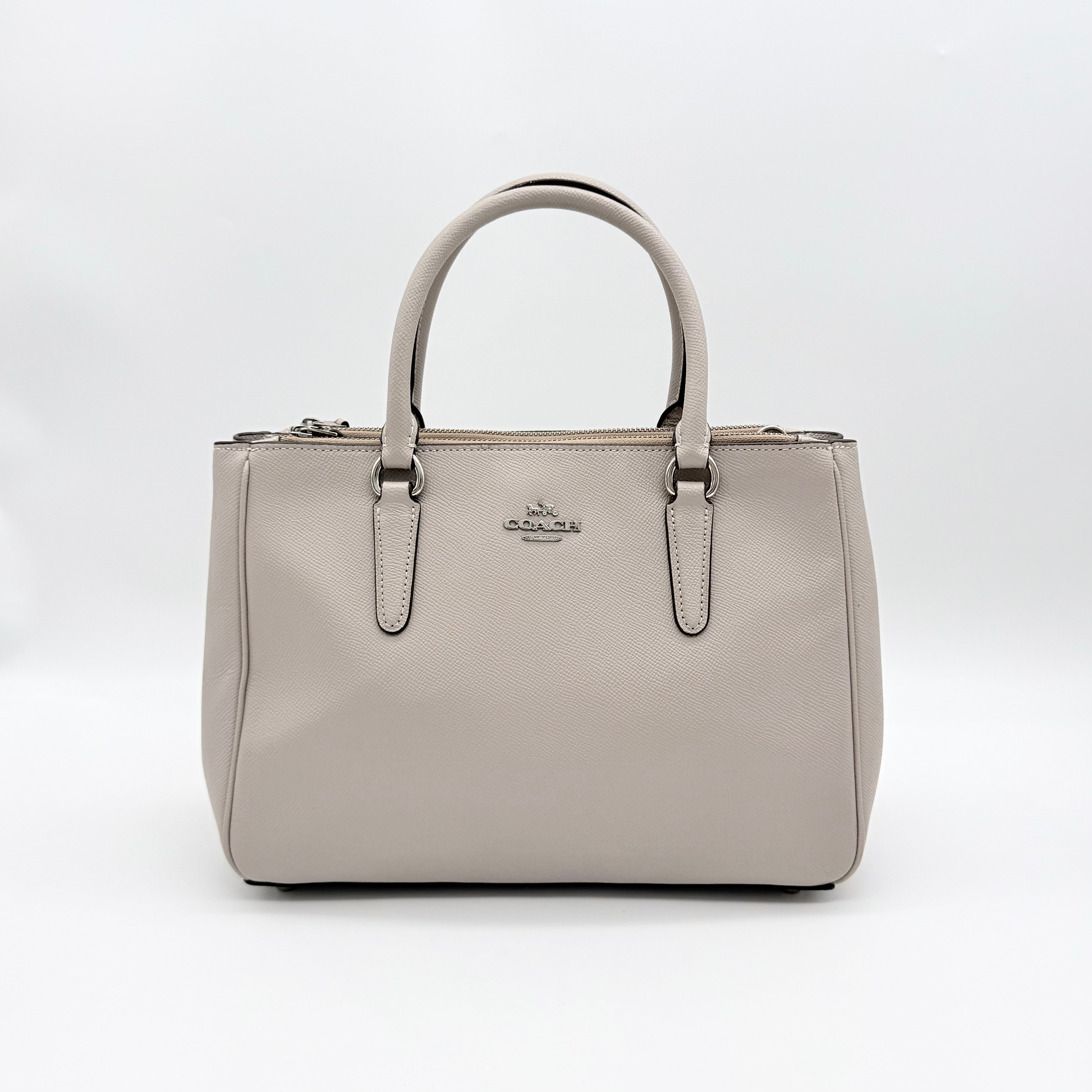 Coach 2Way Surrey Carryall Handbag Grey