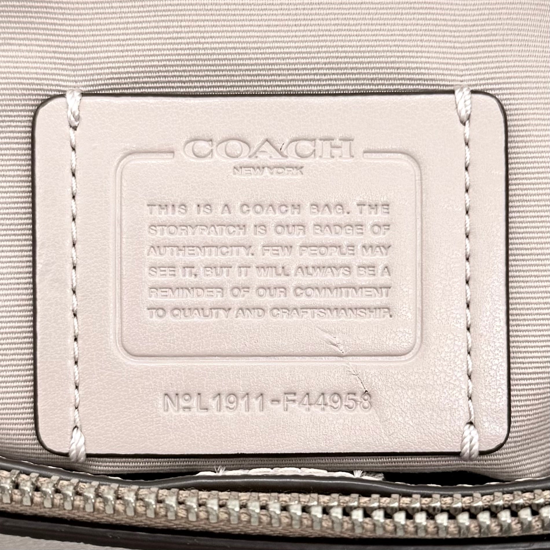 Coach 2Way Surrey Carryall Handbag Grey