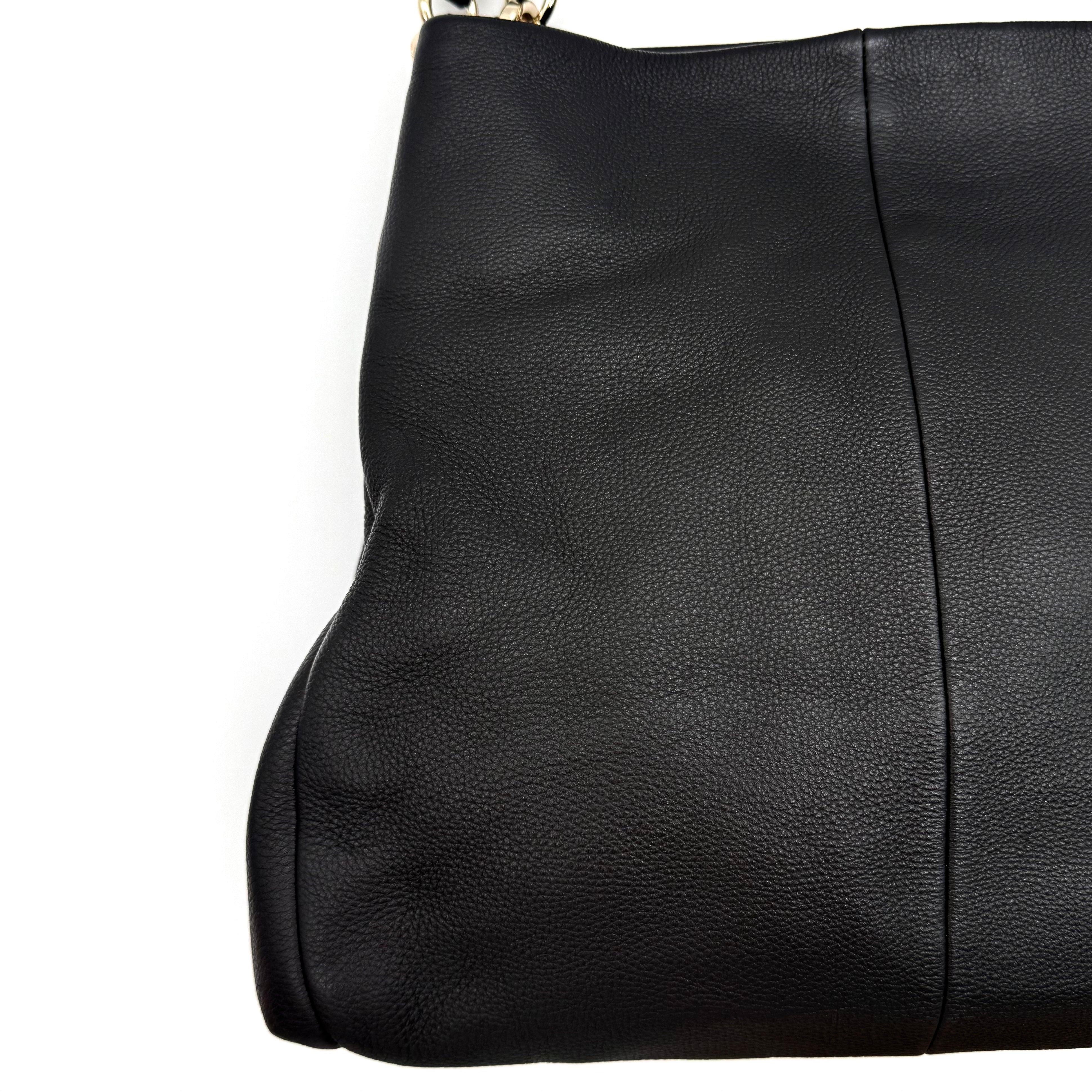 Coach Madison Phoebe Shoulder Bag Black