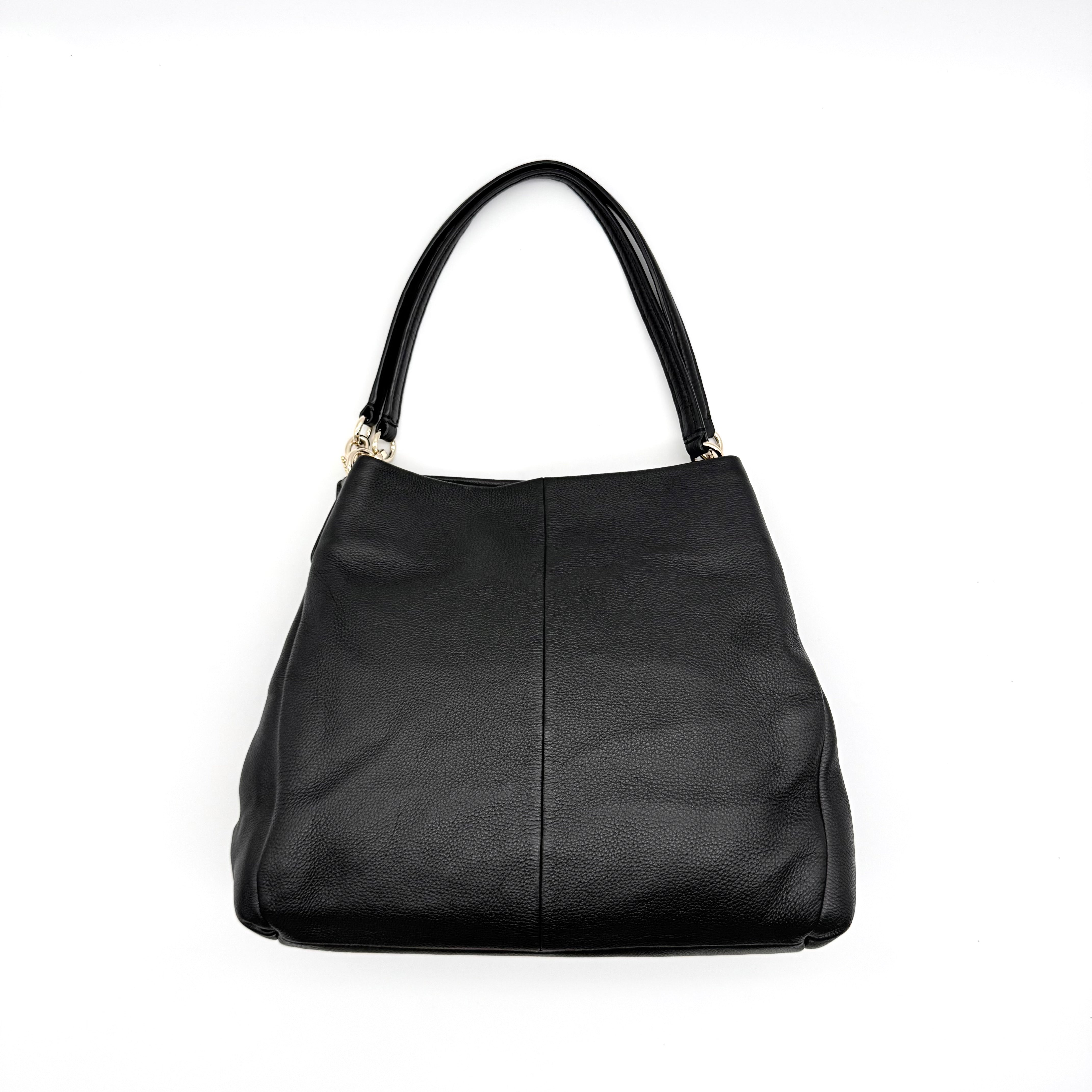 Coach Madison Phoebe Shoulder Bag Black