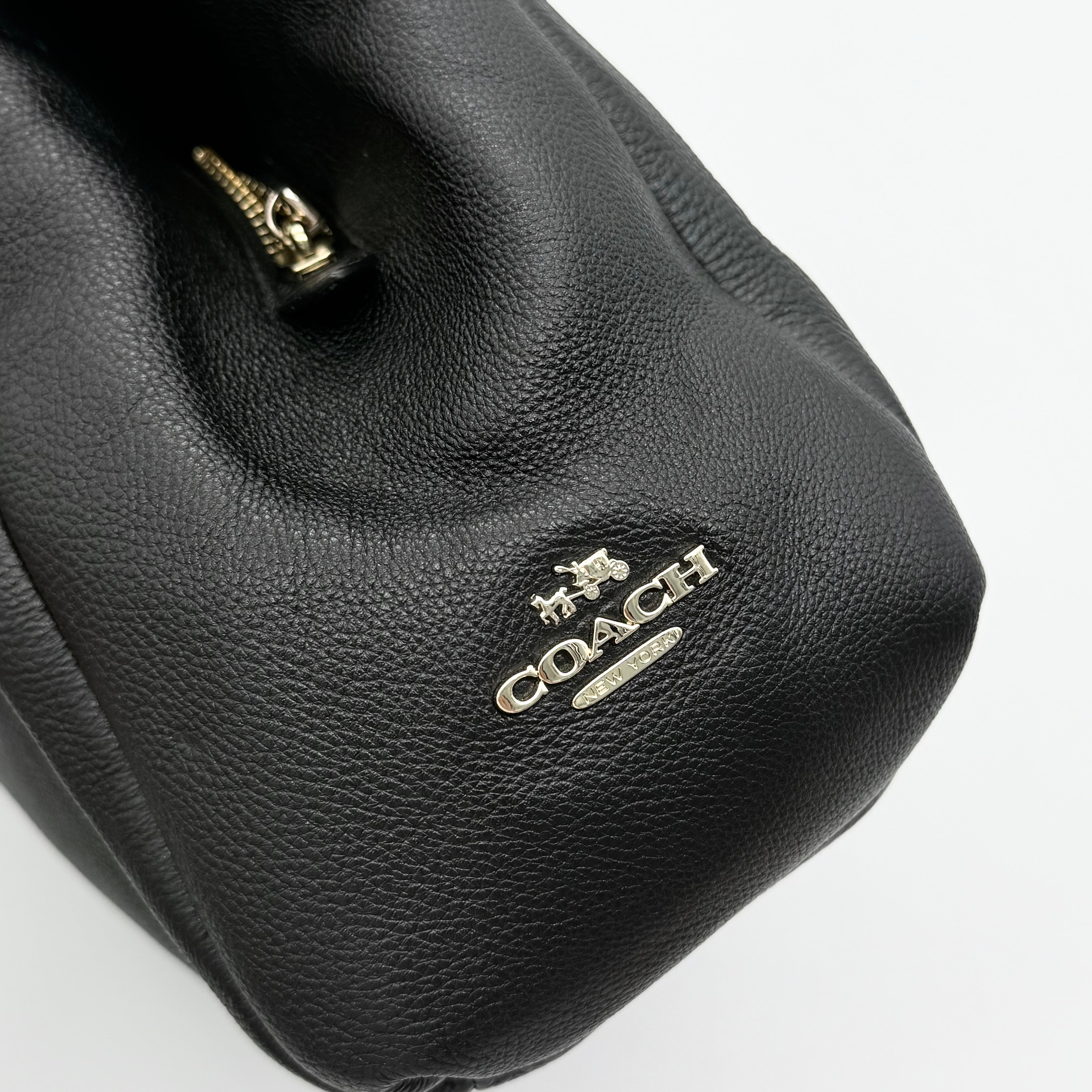 Coach Madison Phoebe Shoulder Bag Black