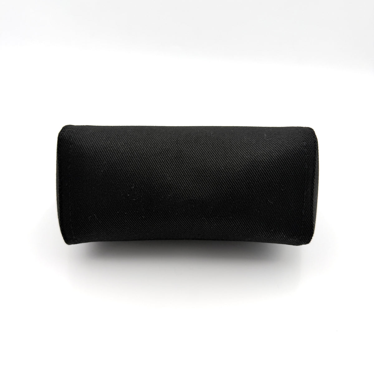Givenchy black cosmetic pouch with silver-tone logo plaque and zip, photographed against a clean white background.
