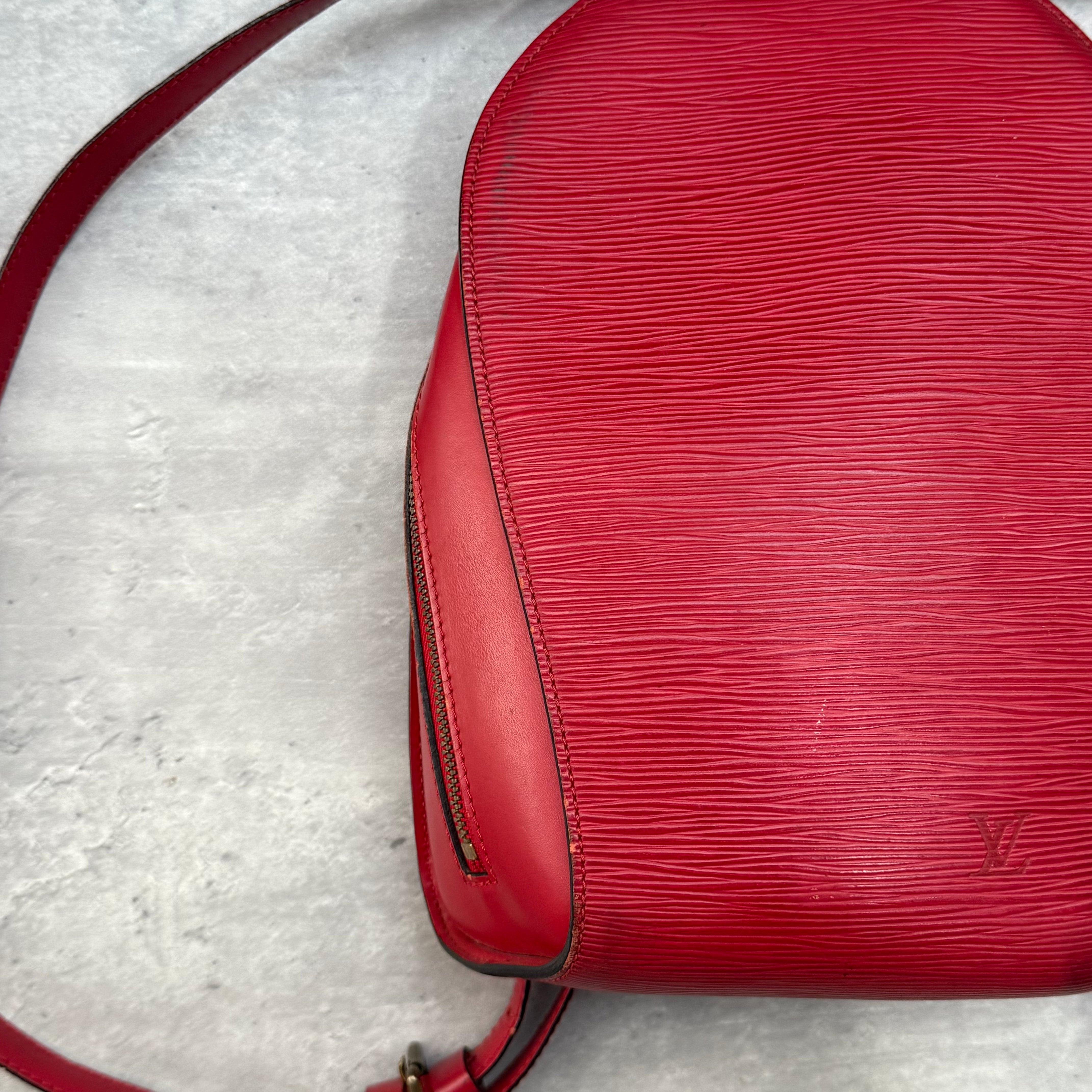 Louis Vuitton Epi Mabillon Backpack Red