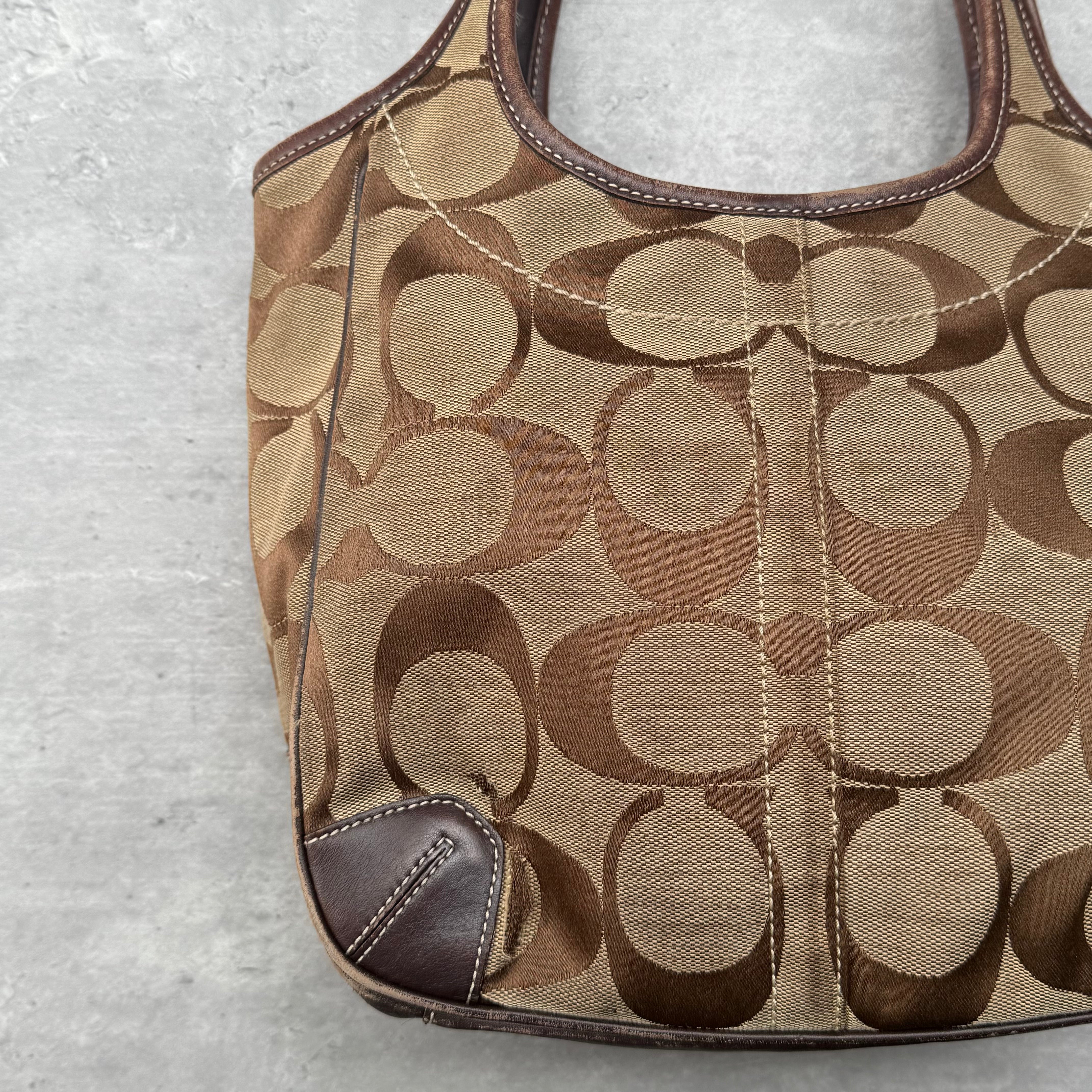 Coach Signature Ergo Tote Bag Brown/Beige