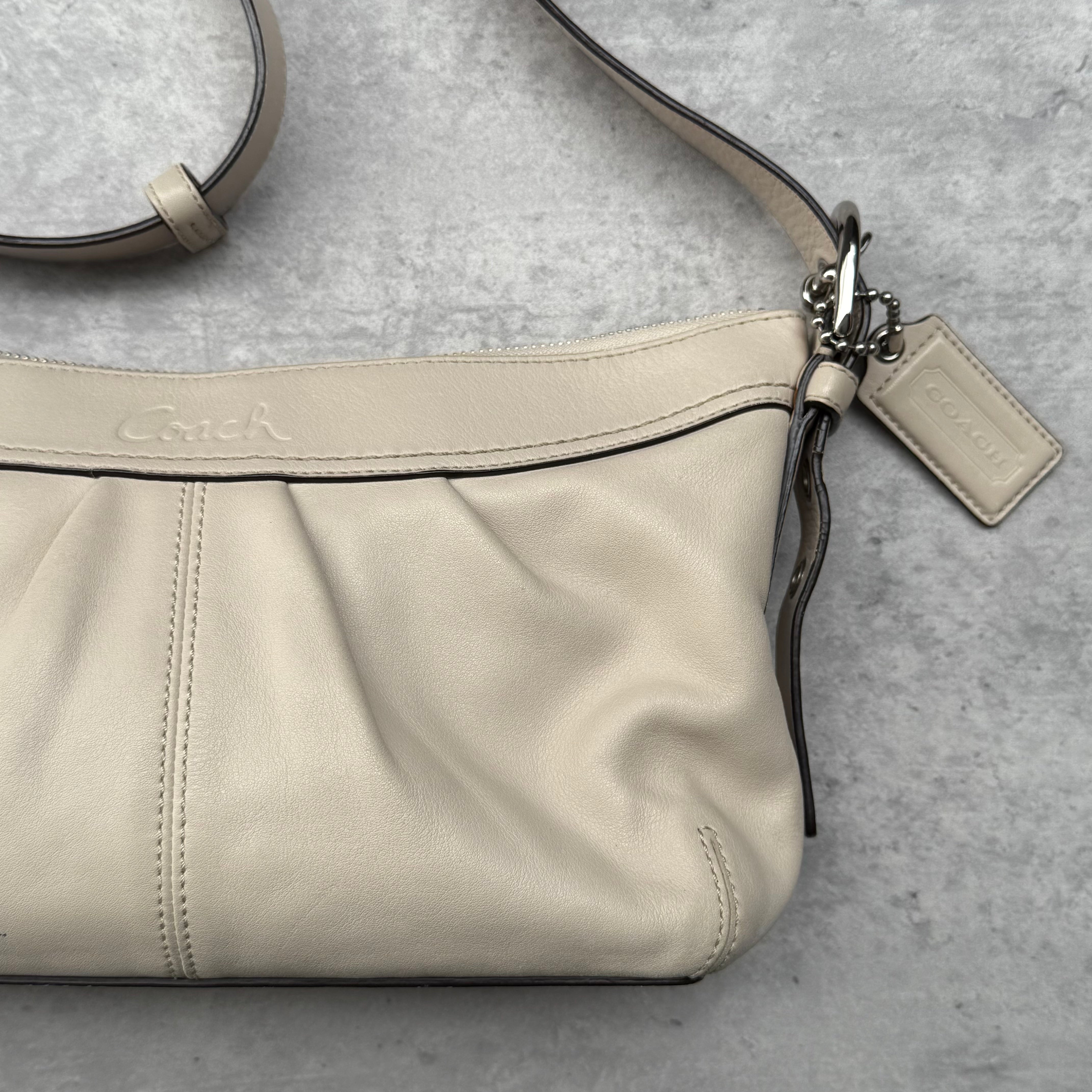 Coach 2Way Ashley Swingpack Crossbody Bag White