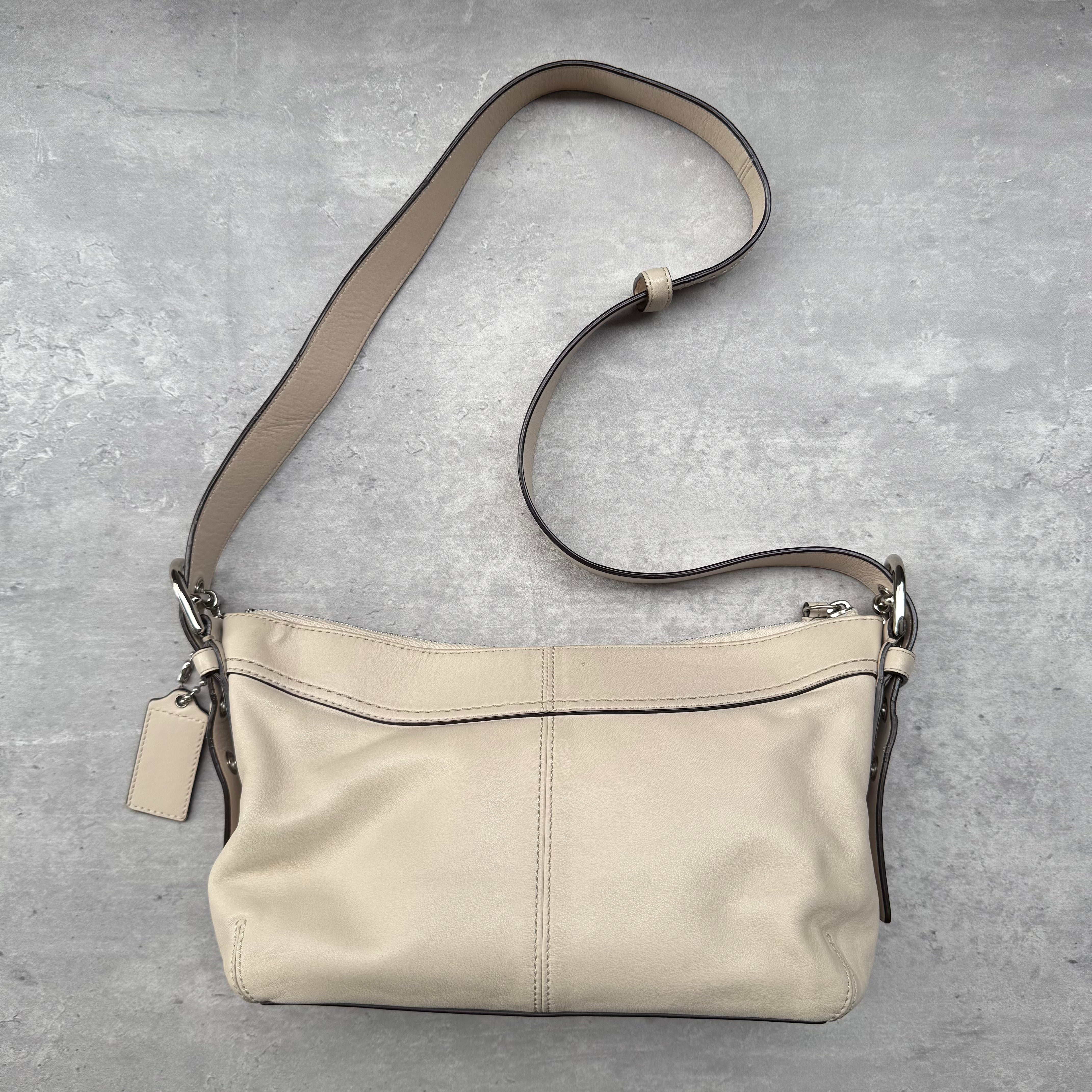 Coach 2Way Ashley Swingpack Crossbody Bag White