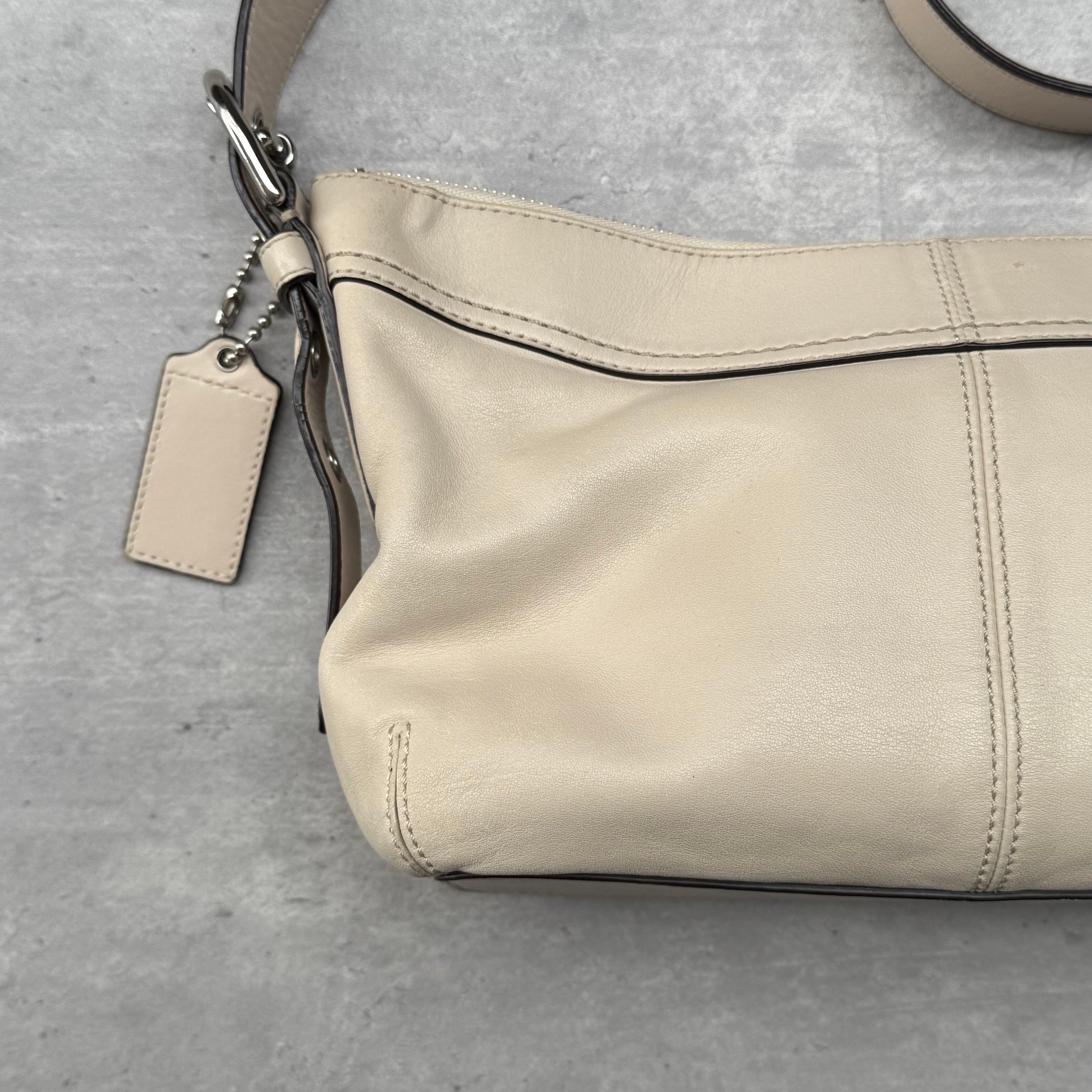 Coach 2Way Ashley Swingpack Crossbody Bag White