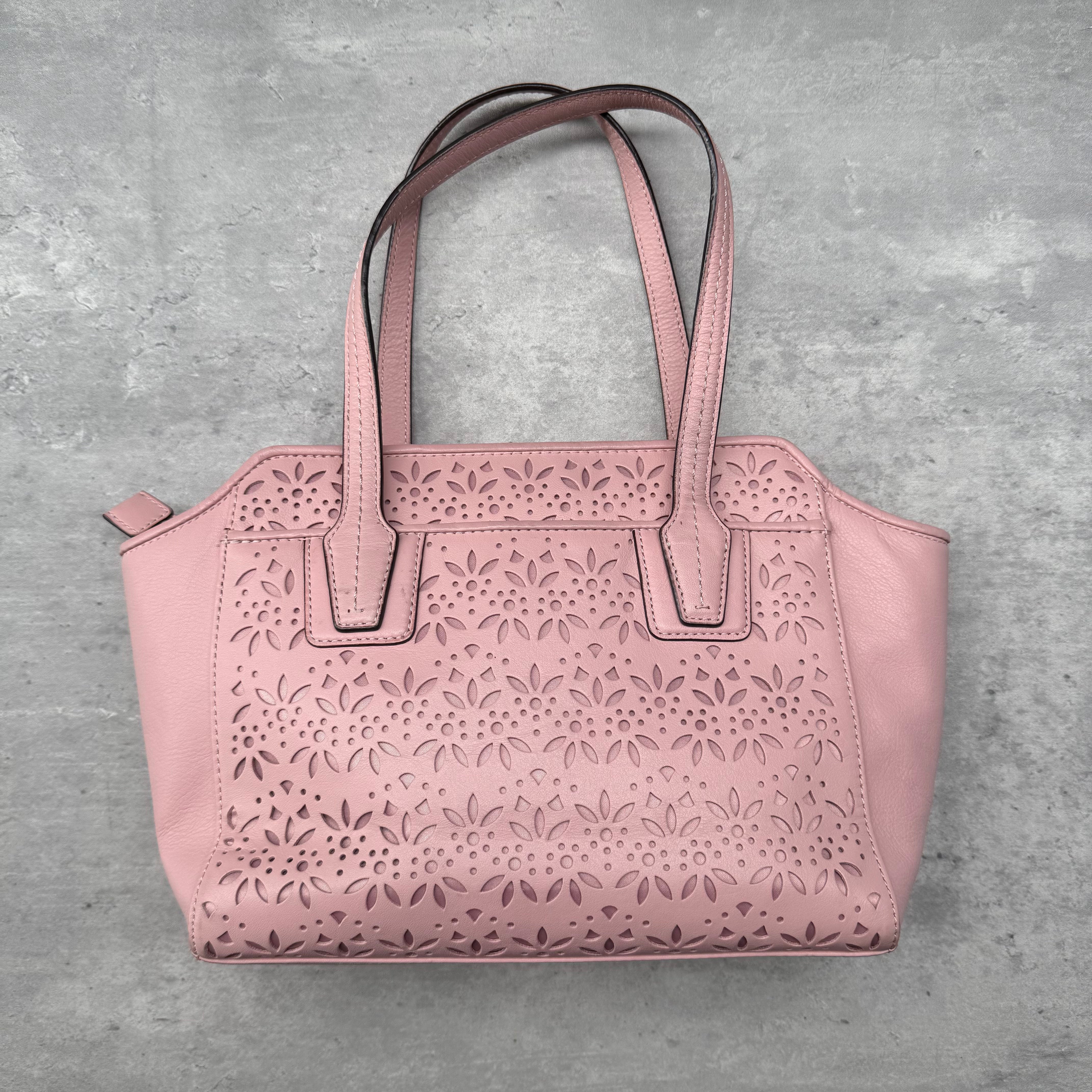 Coach 2Way Taylor Eyelet Bette Mini Tote Bag Pink