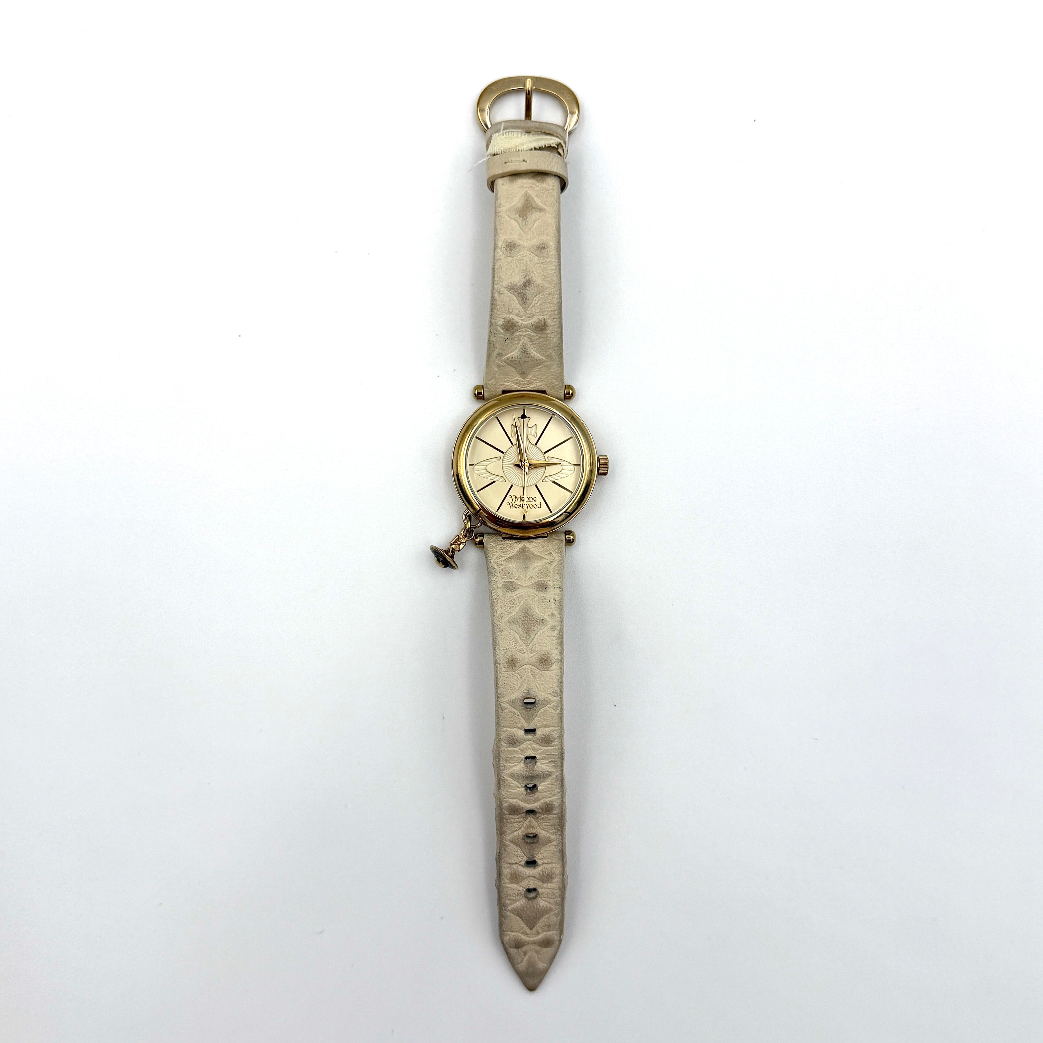 Vivienne Westwood Orb VV006WHWH Watch Gold/Beige