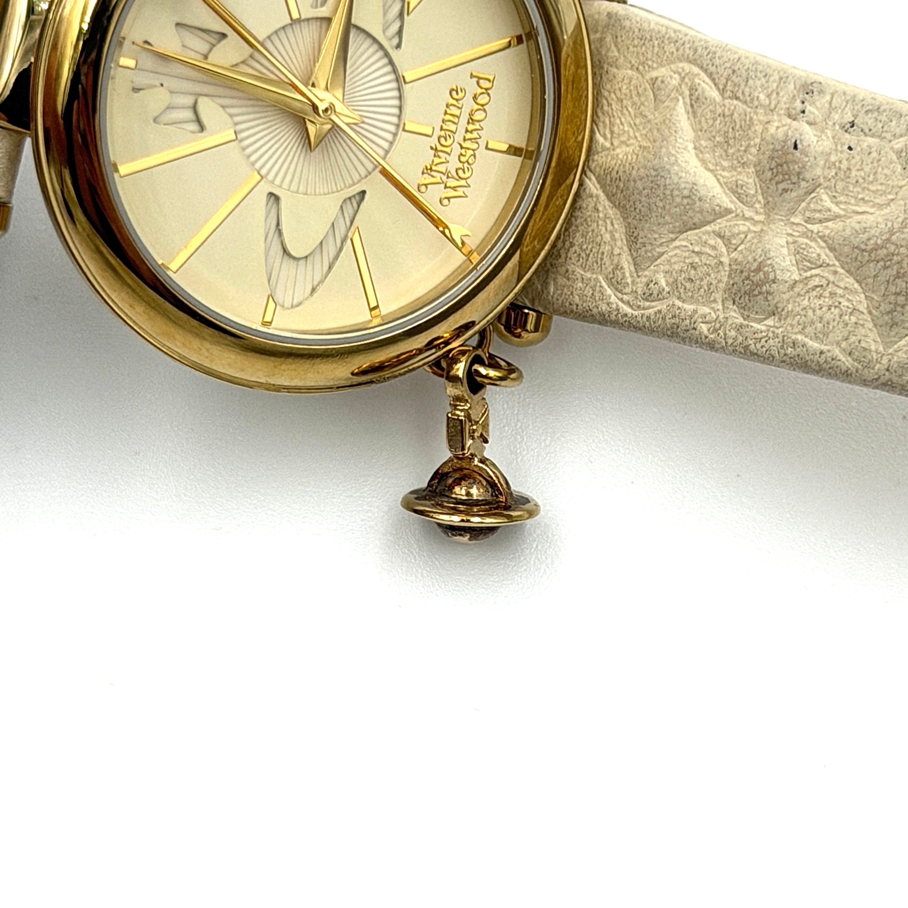 Vivienne Westwood Orb VV006WHWH Watch Gold/Beige
