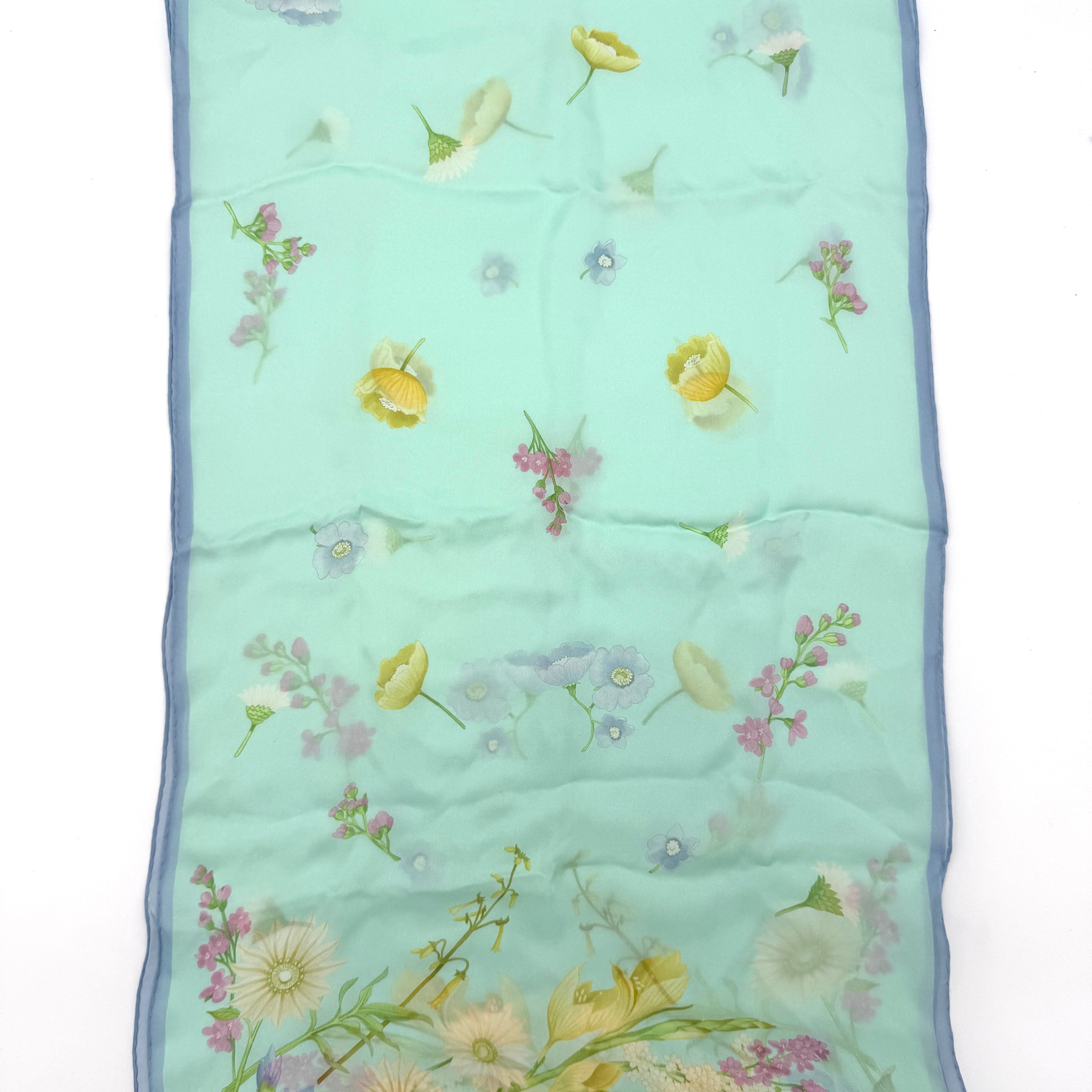Salvatore Ferragamo Floral Silk Scarf