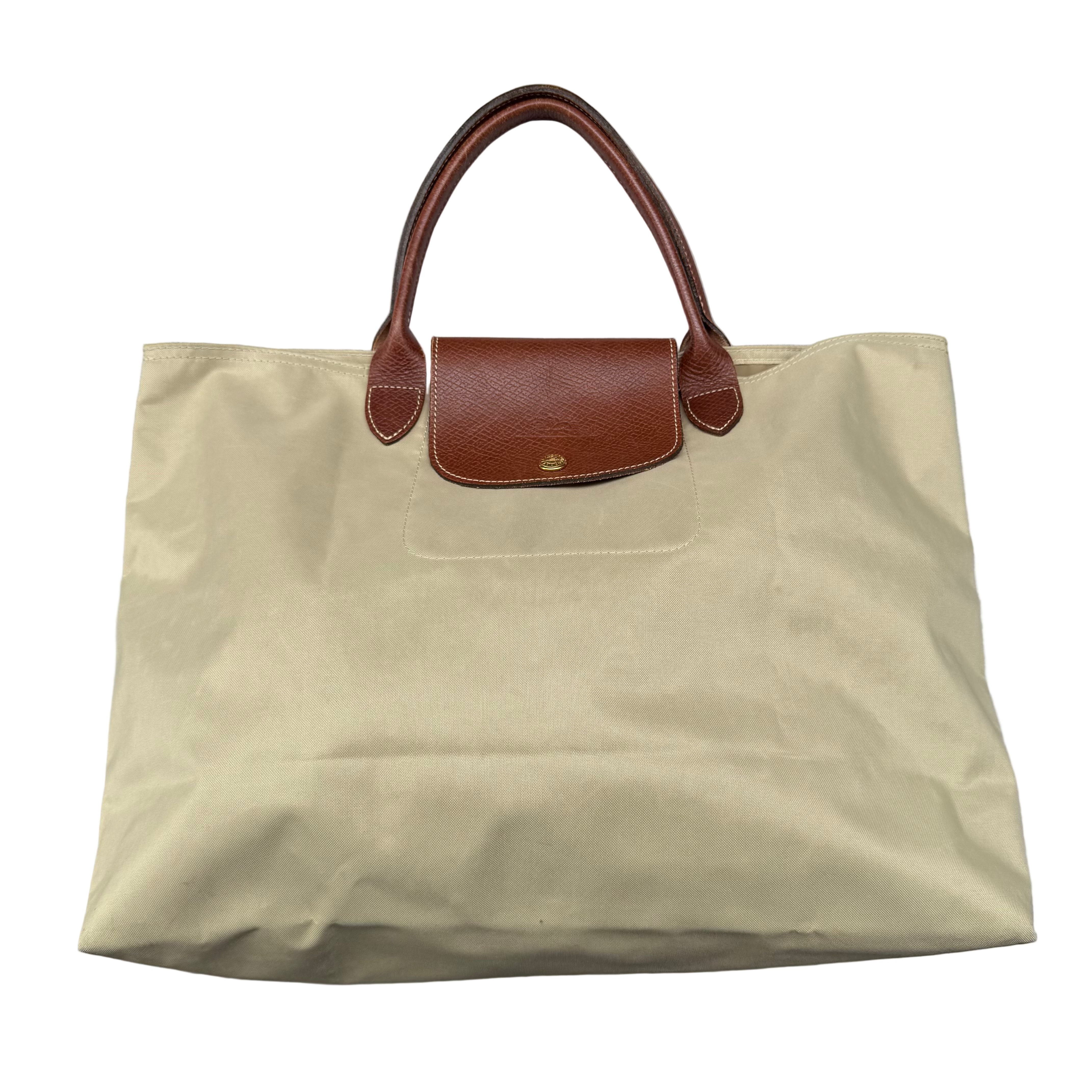 Longchamp Le Pliage Tote Bag Beige/Brown