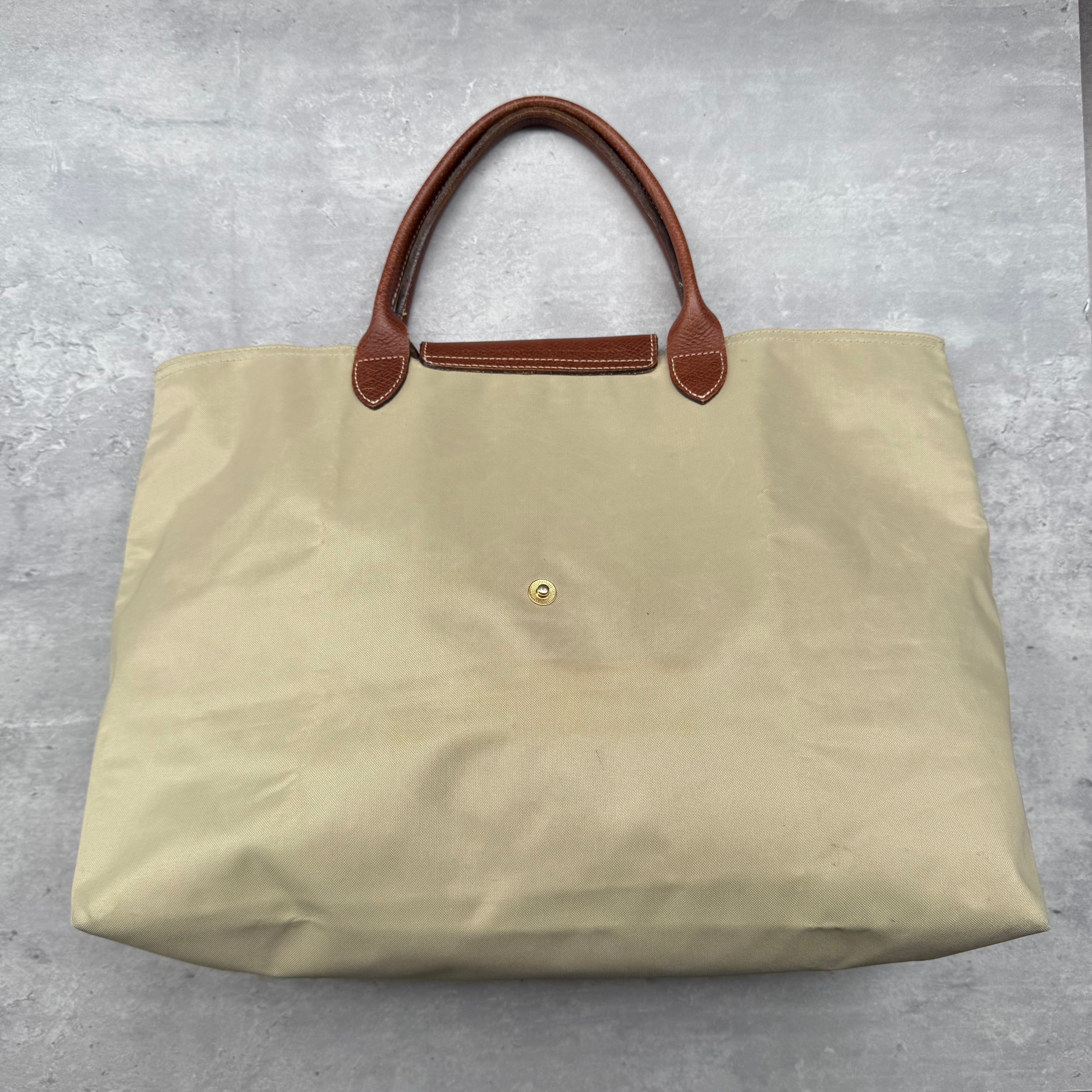 Longchamp Le Pliage Tote Bag Beige/Brown