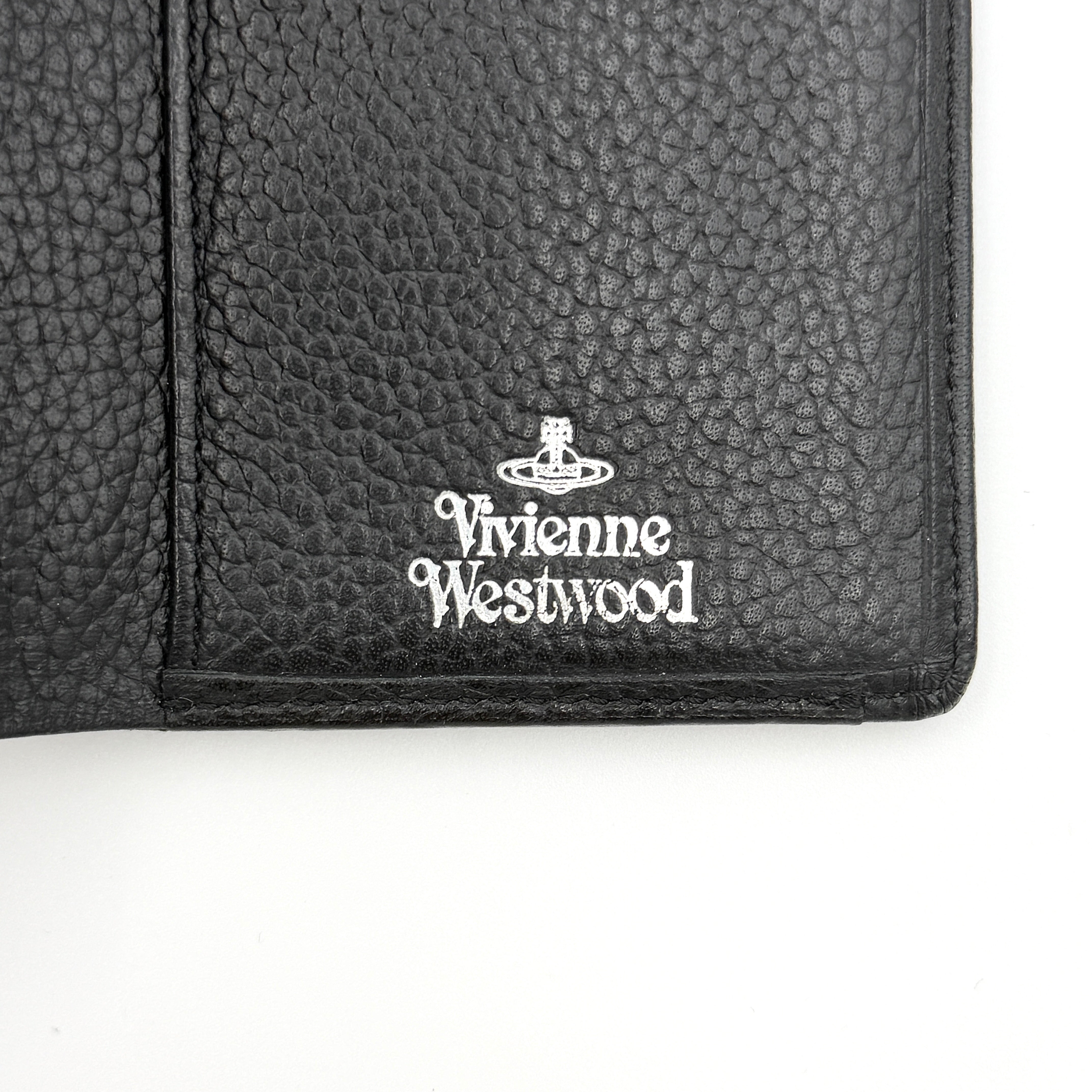 Vivienne Westwood Leopard Print Wallet Black/Beige