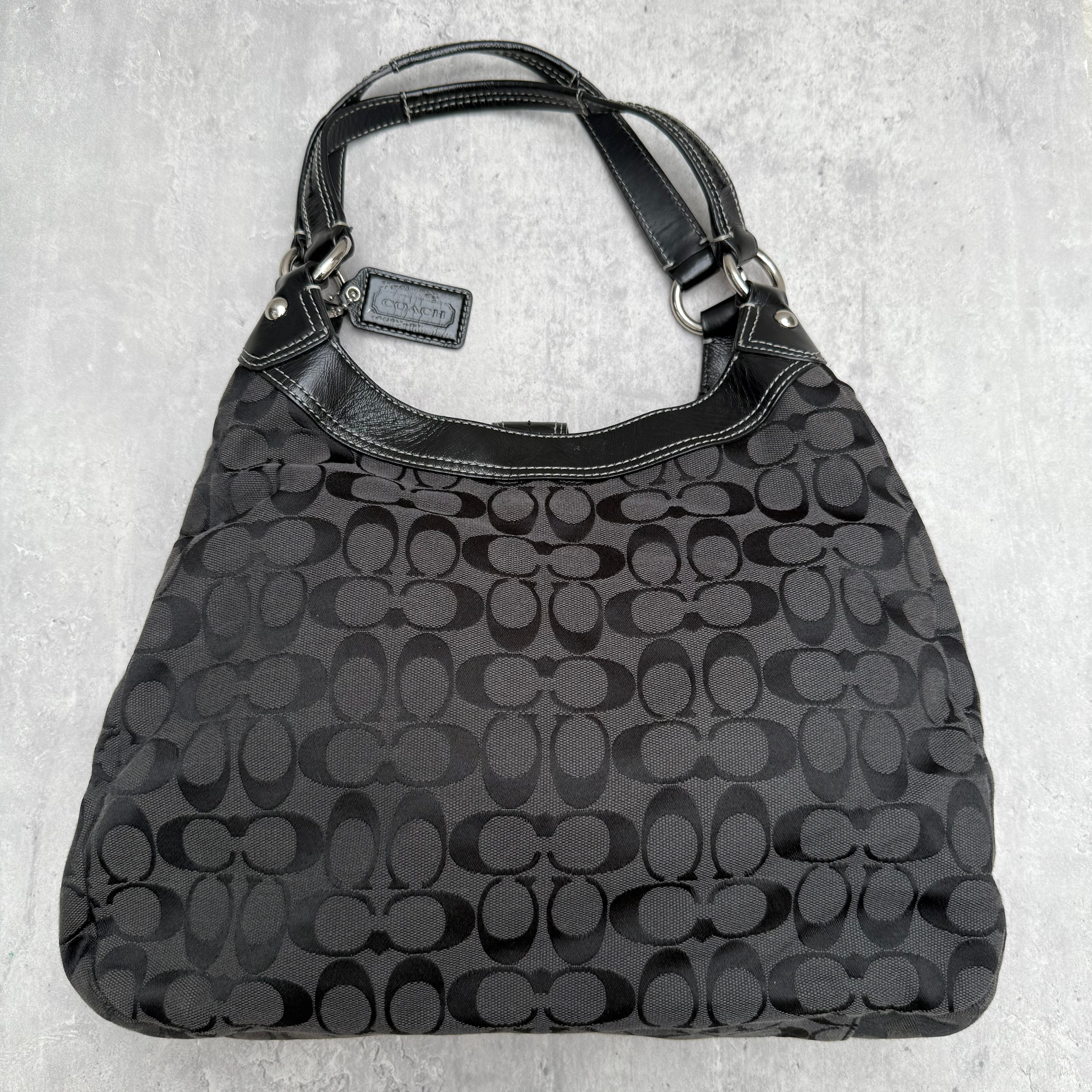 Coach Y2K Soho Hobo Buckle ShoulderBag Black