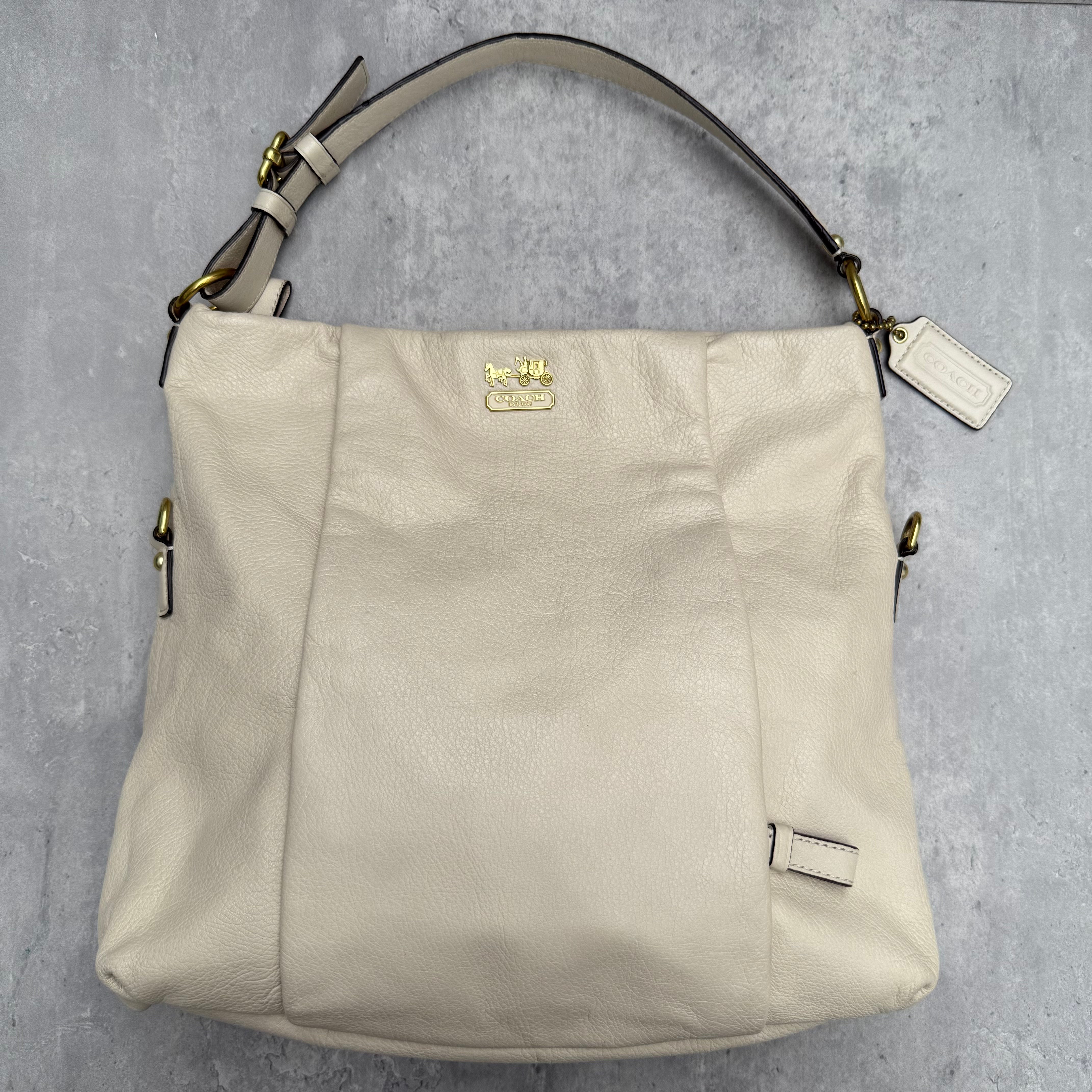 Coach 2Way Madison Isabelle Hobo ShoulderBag Cream