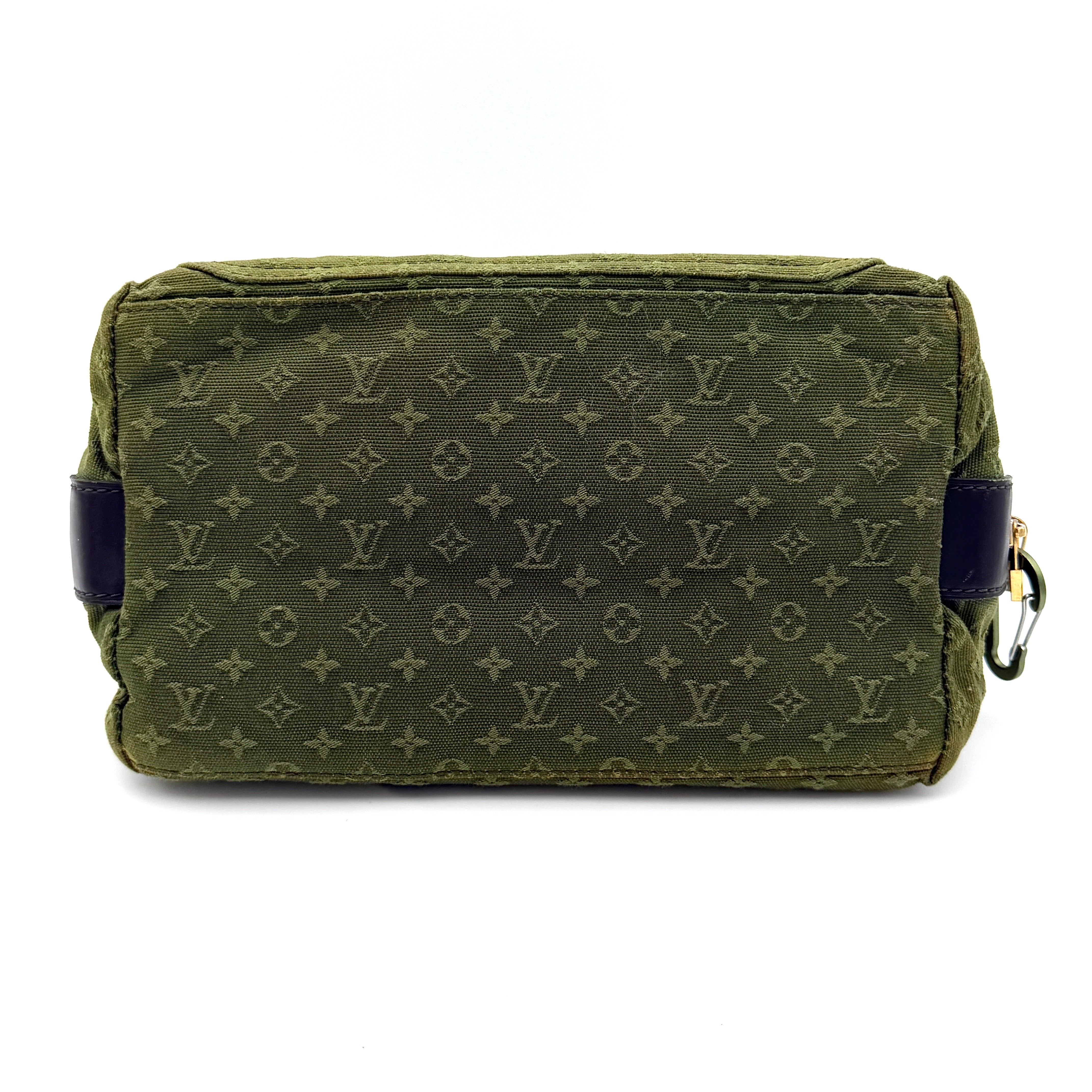 Louis Vuitton Monogram Mini Lin Marie Kate Handbag Green