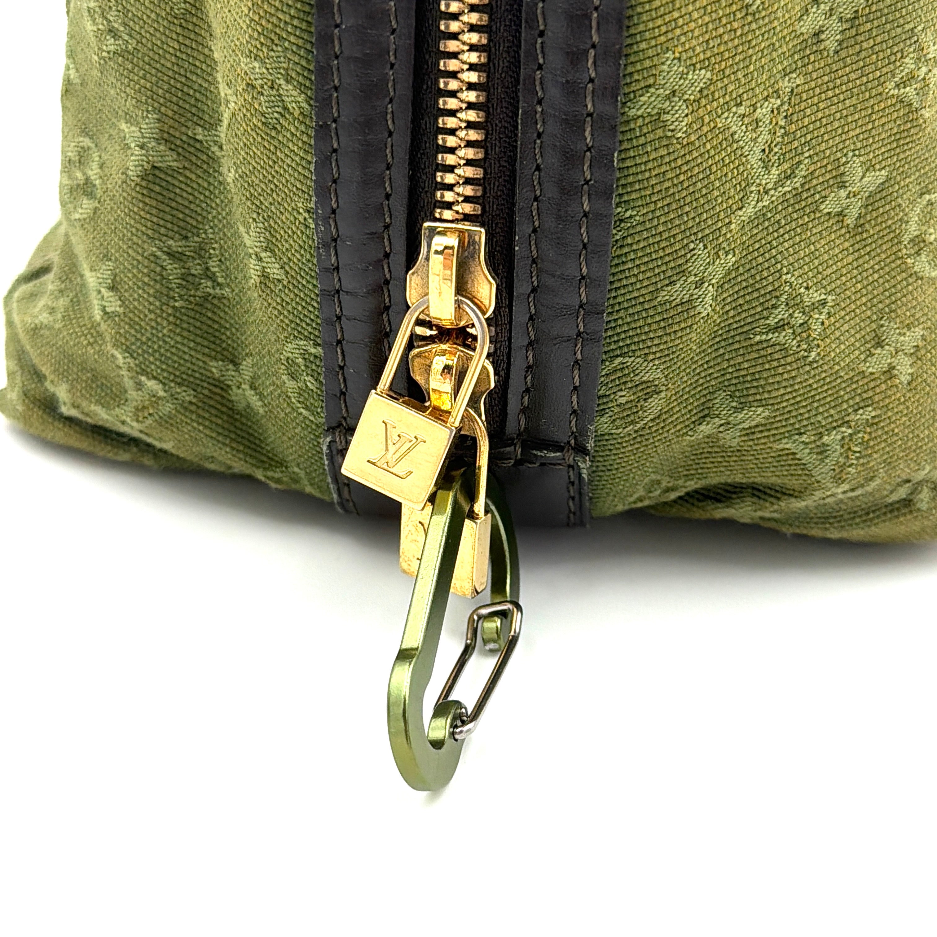 Louis Vuitton Monogram Mini Lin Marie Kate Handbag Green