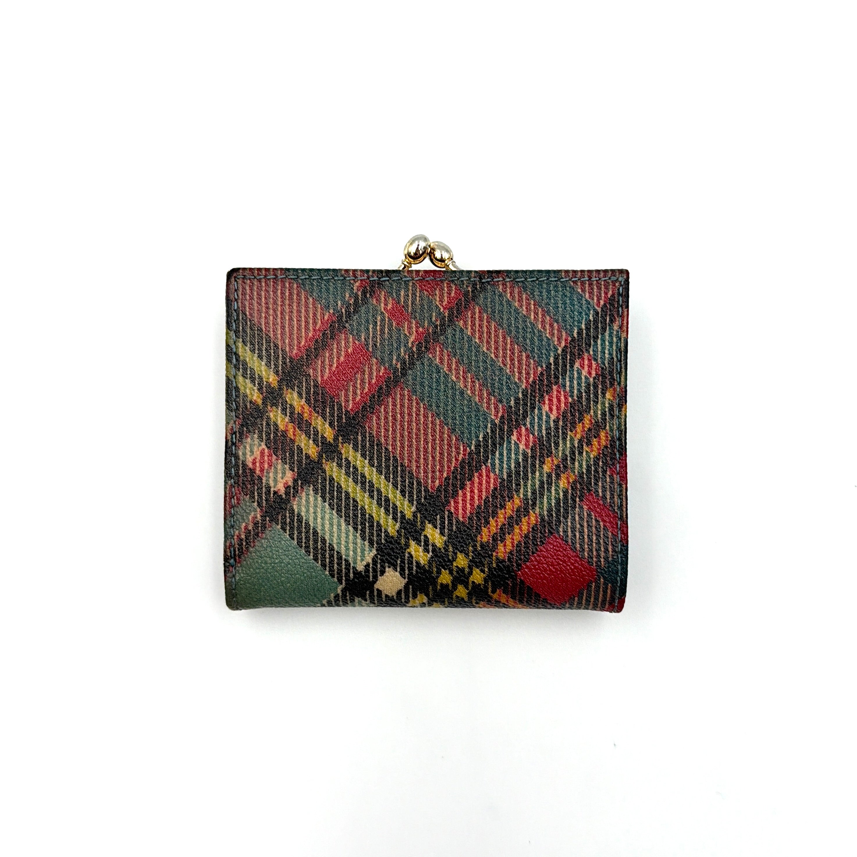 Vivienne Westwood Orb Tartan Wallet Multicolor
