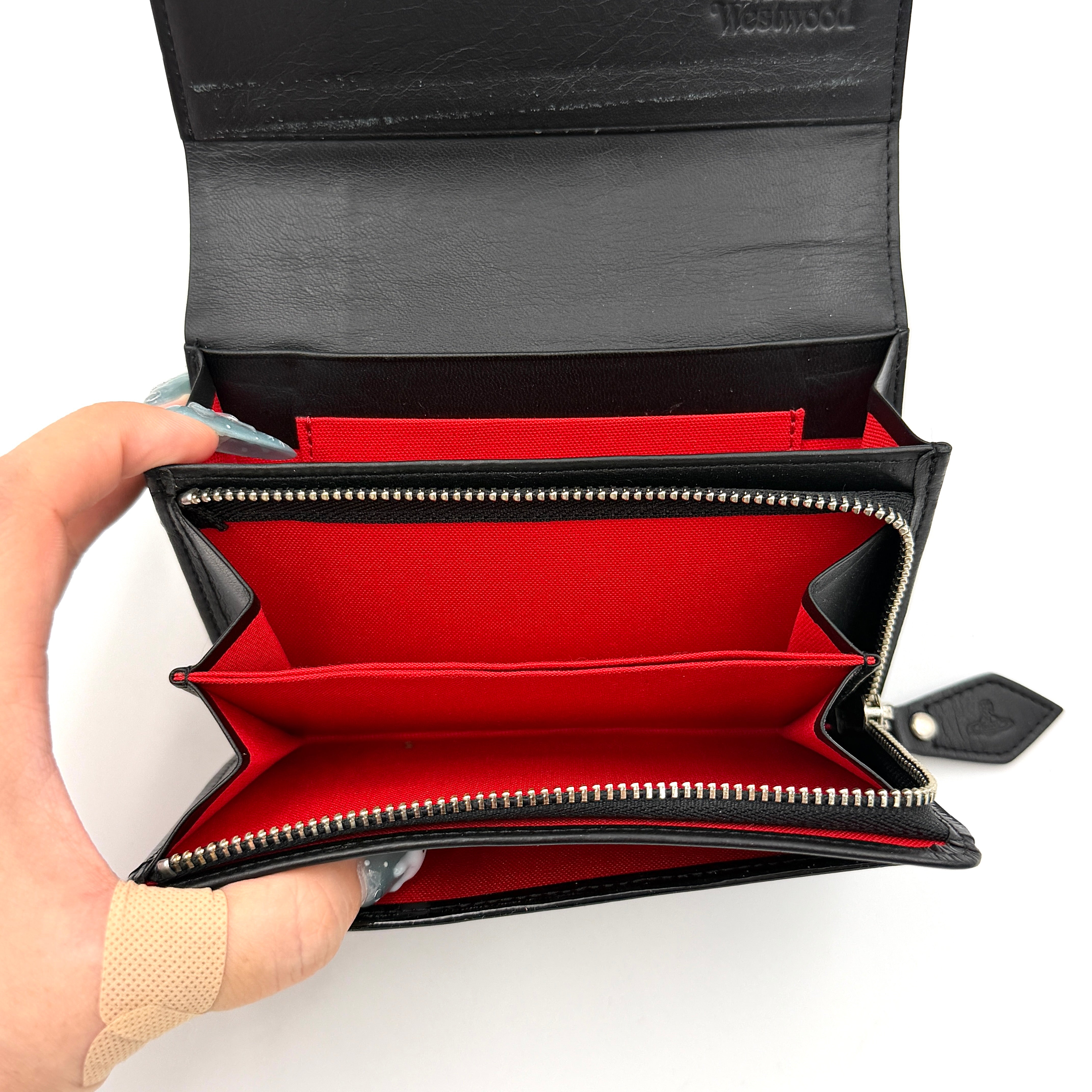 Vivienne Westwood Orb Compact Wallet Black