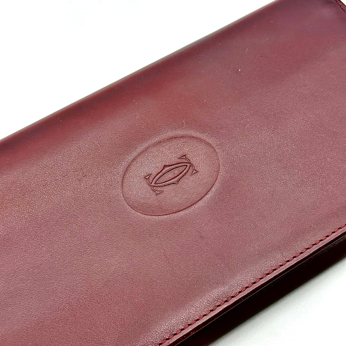 Cartier Must de Cartier Bifold Long Wallet Burgundy