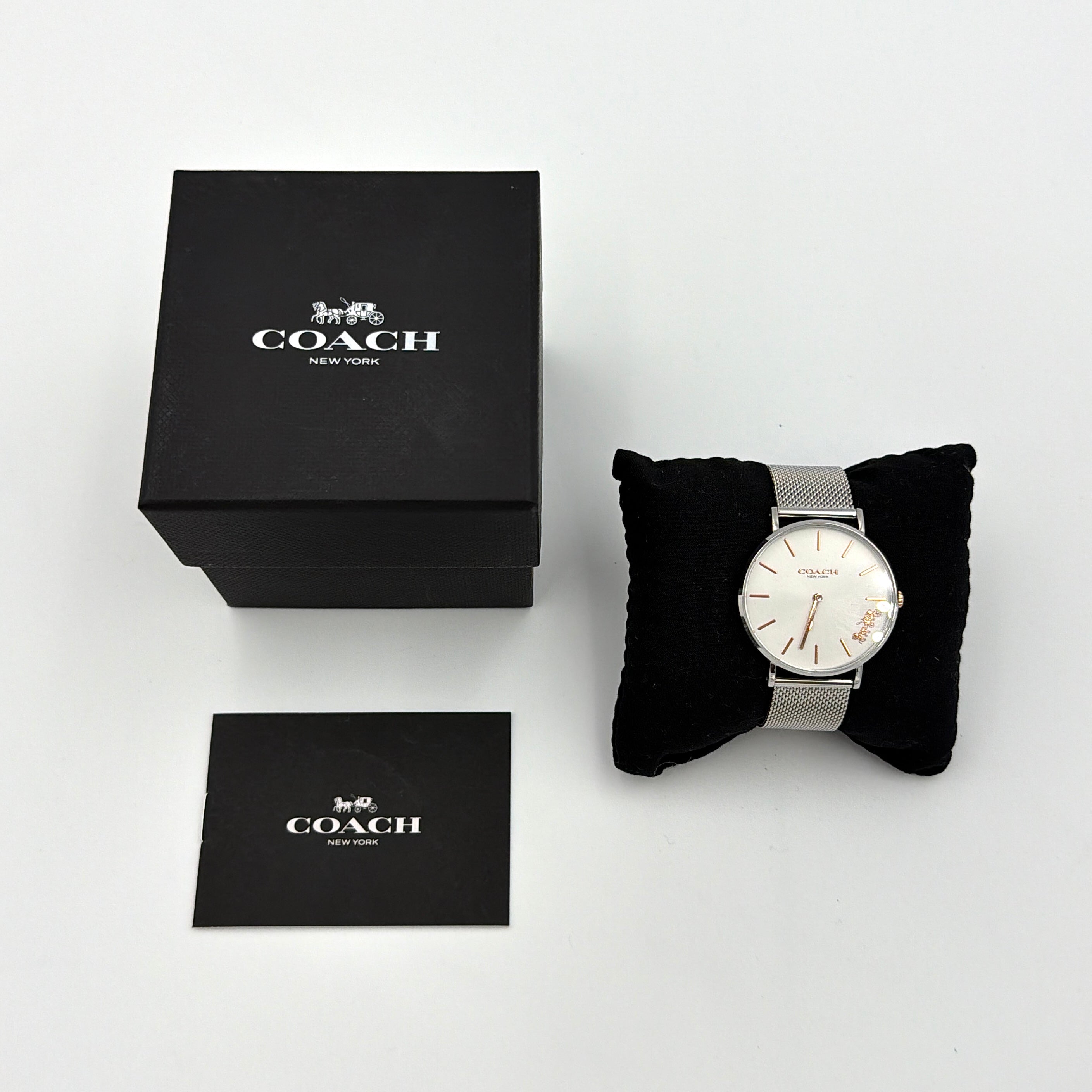 Coach Perry Silver Dial Stainless Steel Watch