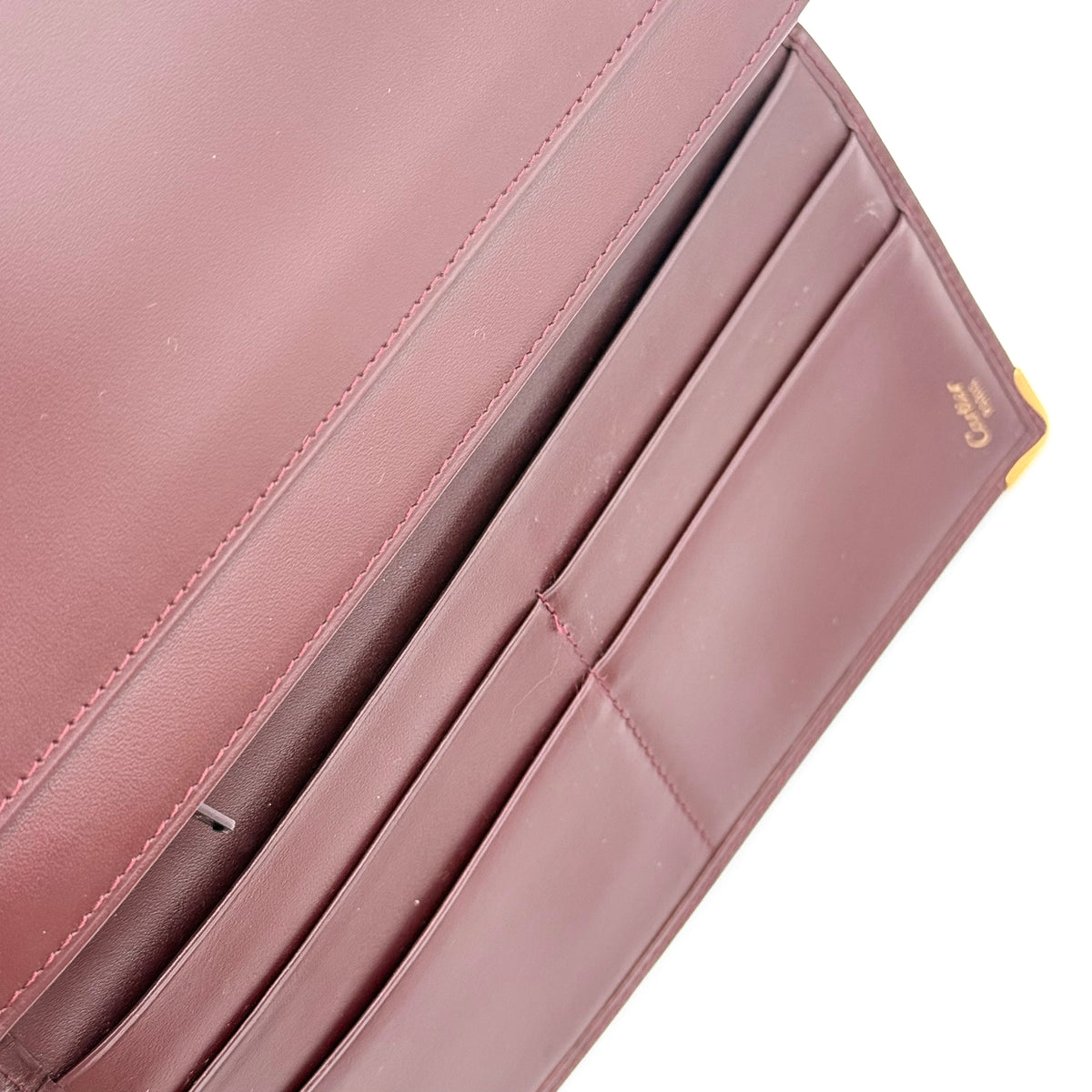 Cartier Must de Cartier Bifold Long Wallet Burgundy