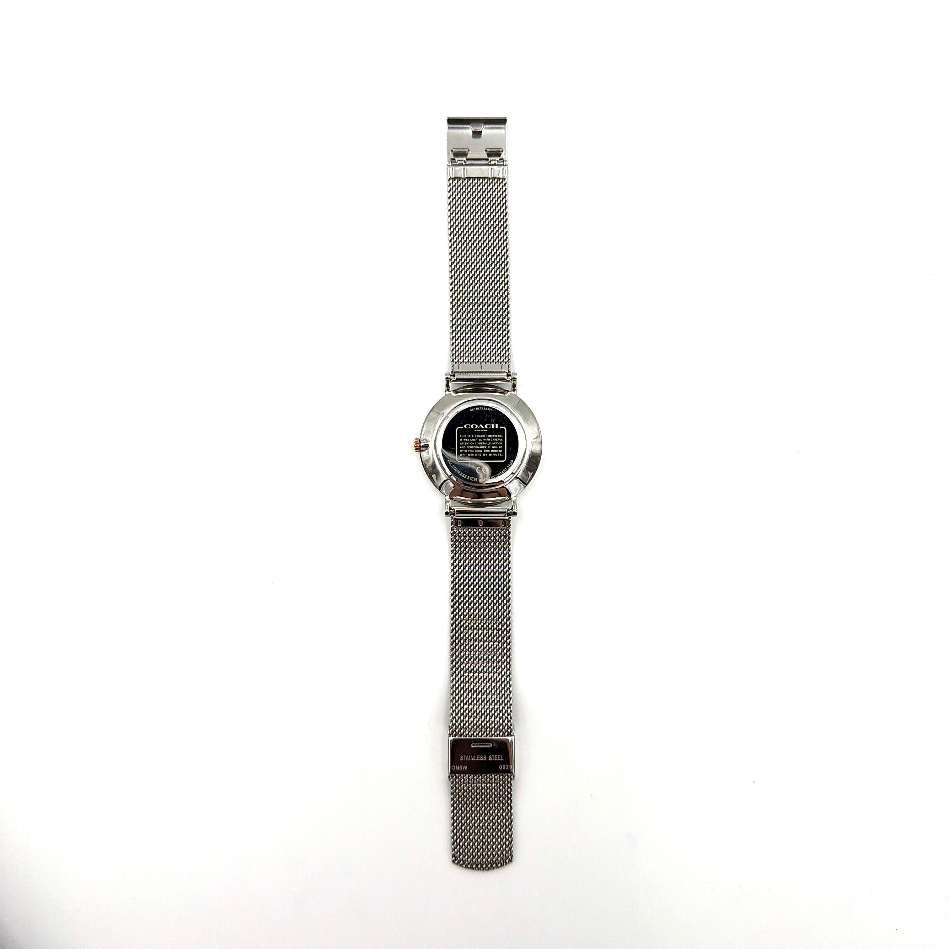 Coach Perry Silver Dial Stainless Steel Watch