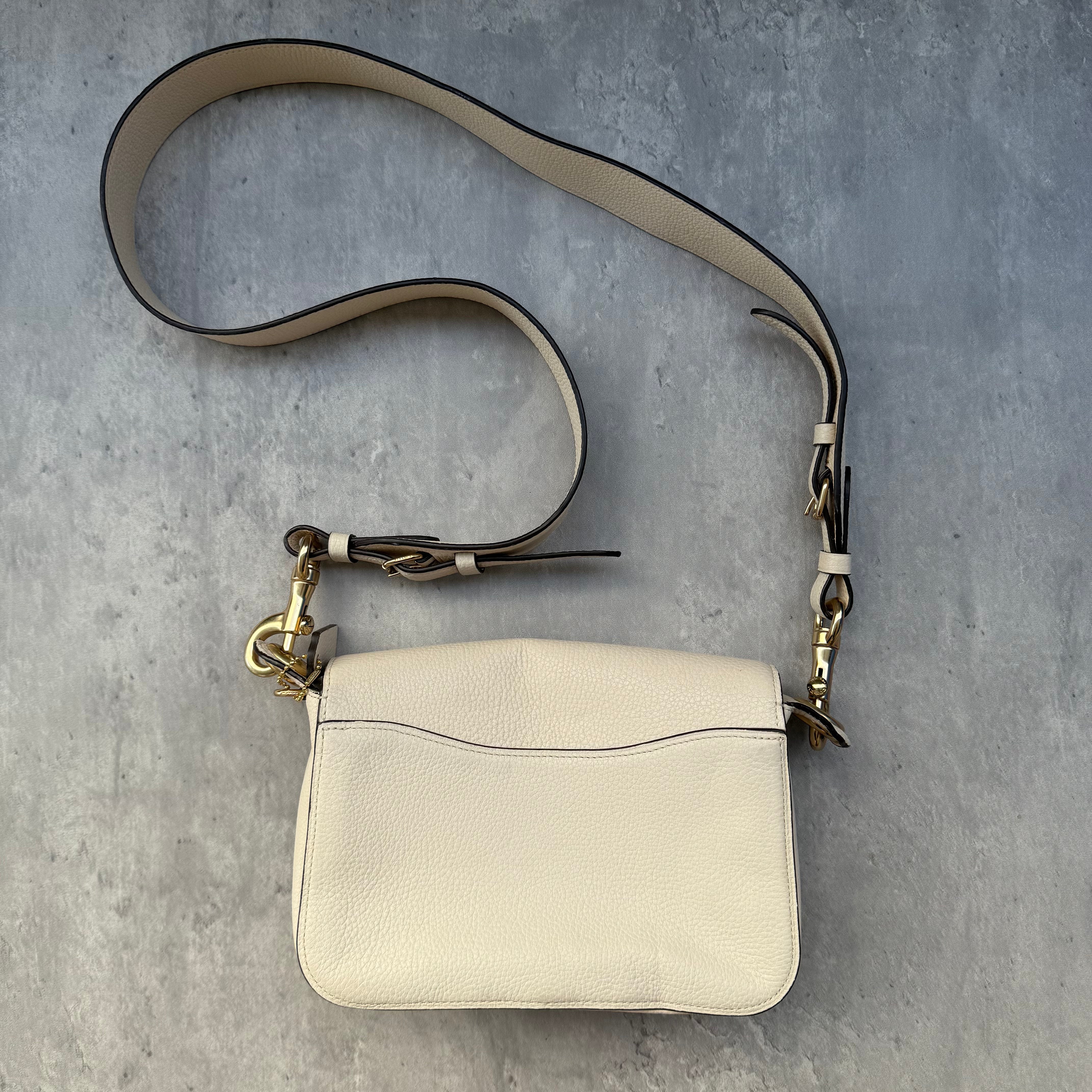Coach Small Jes Messenger Crossbody Bag White