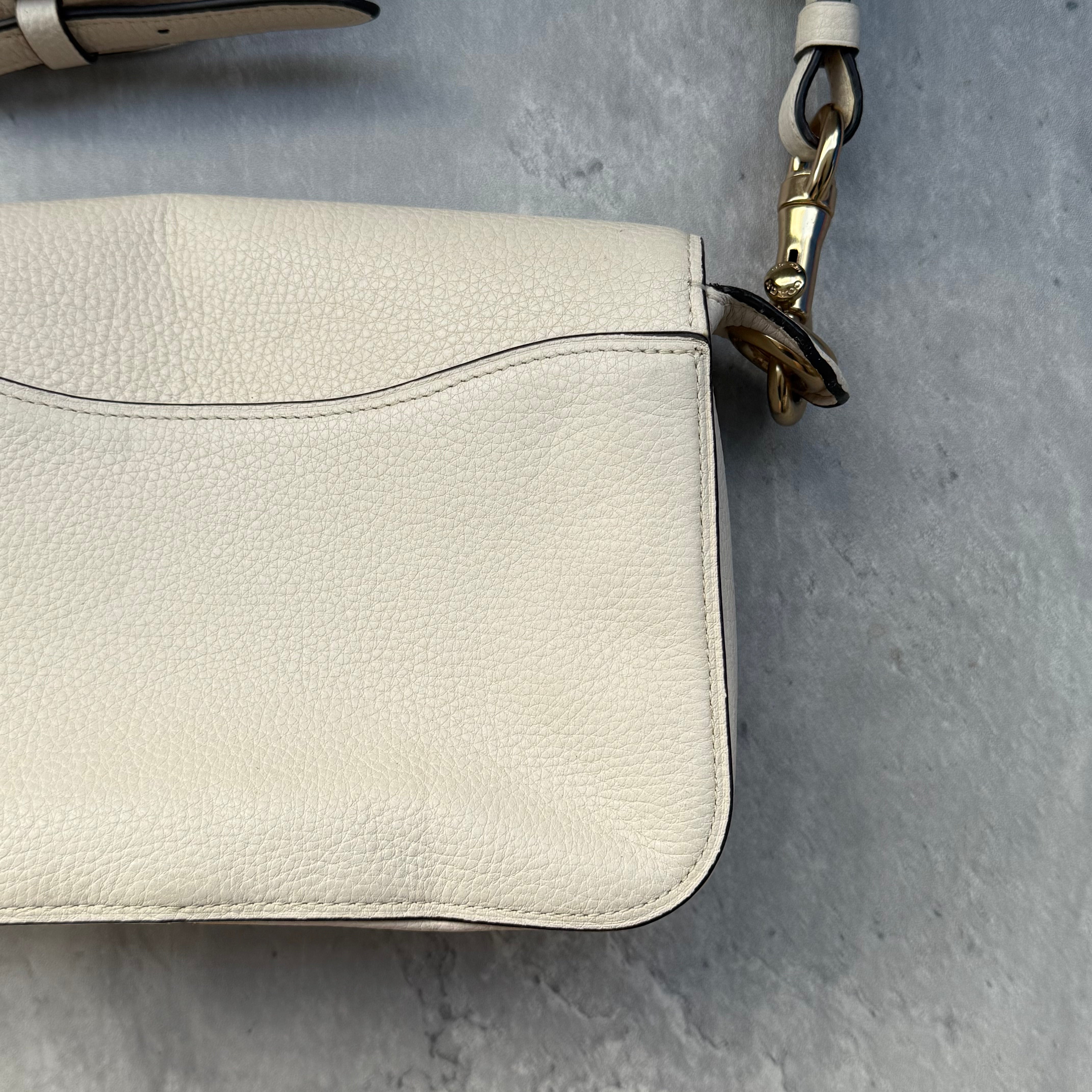 Coach Small Jes Messenger Crossbody Bag White