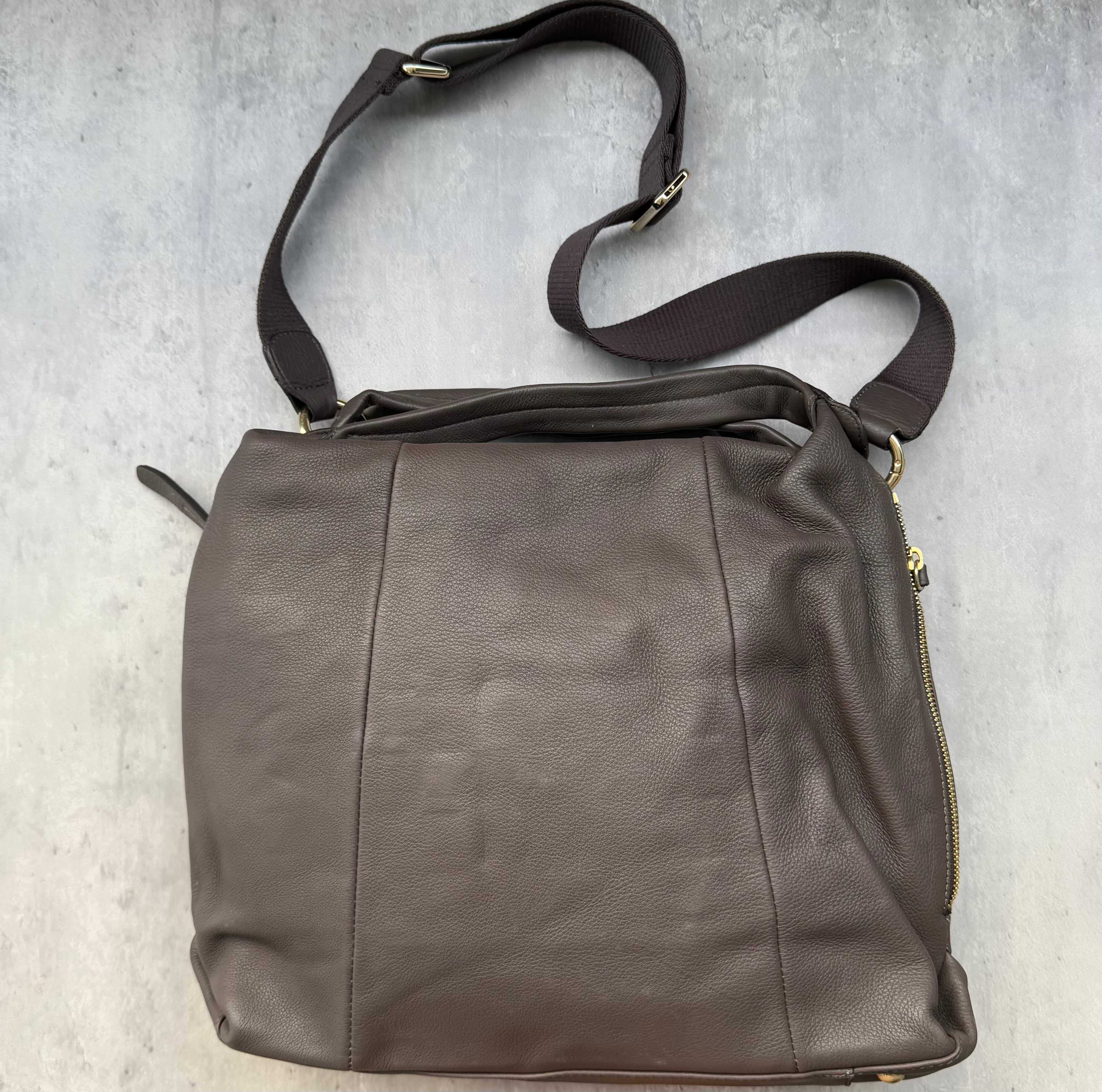 Furla 2Way Liz Daino Hobo Shoulder Bag Brown