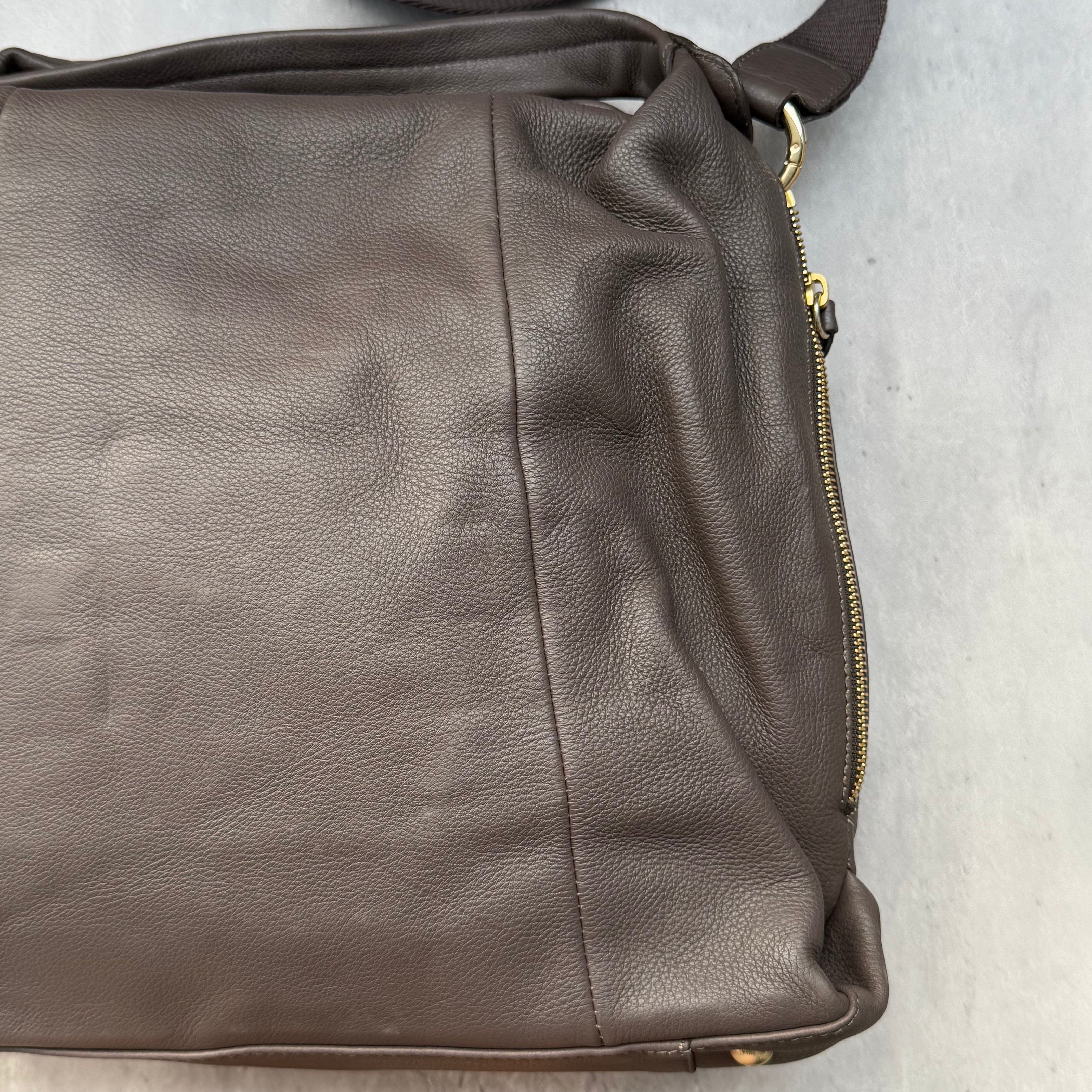 Furla 2Way Liz Daino Hobo Shoulder Bag Brown