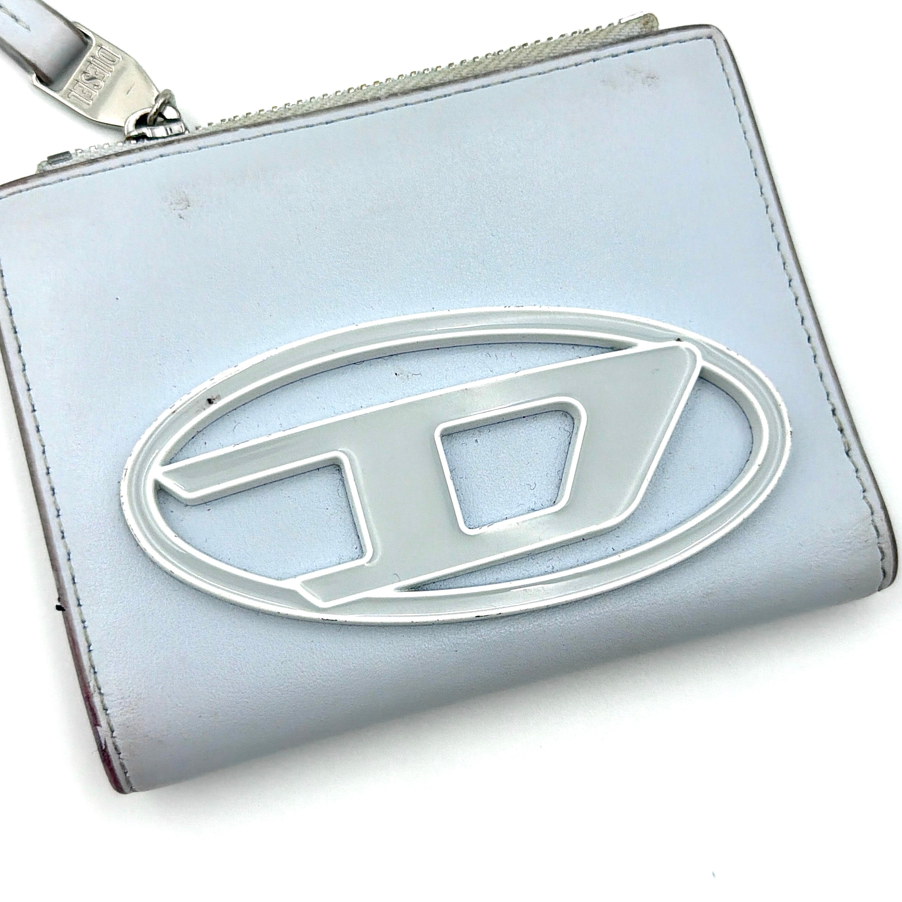 Diesel 1DR Wallet Silver
