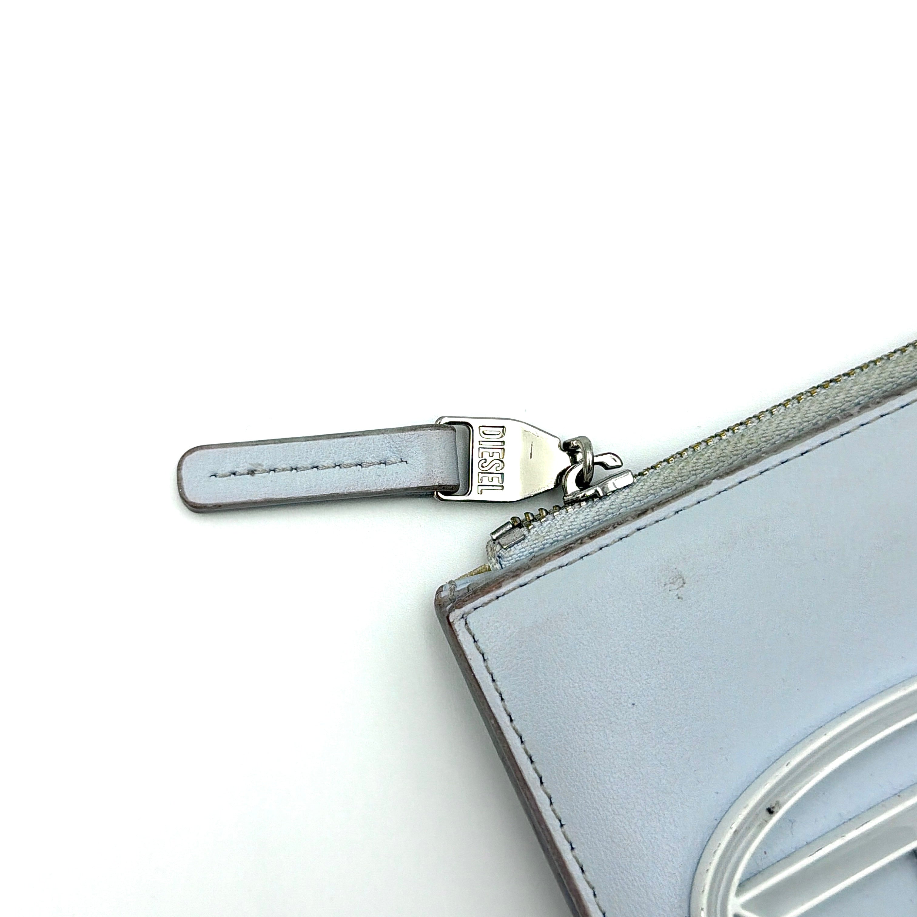 Diesel 1DR Wallet Silver