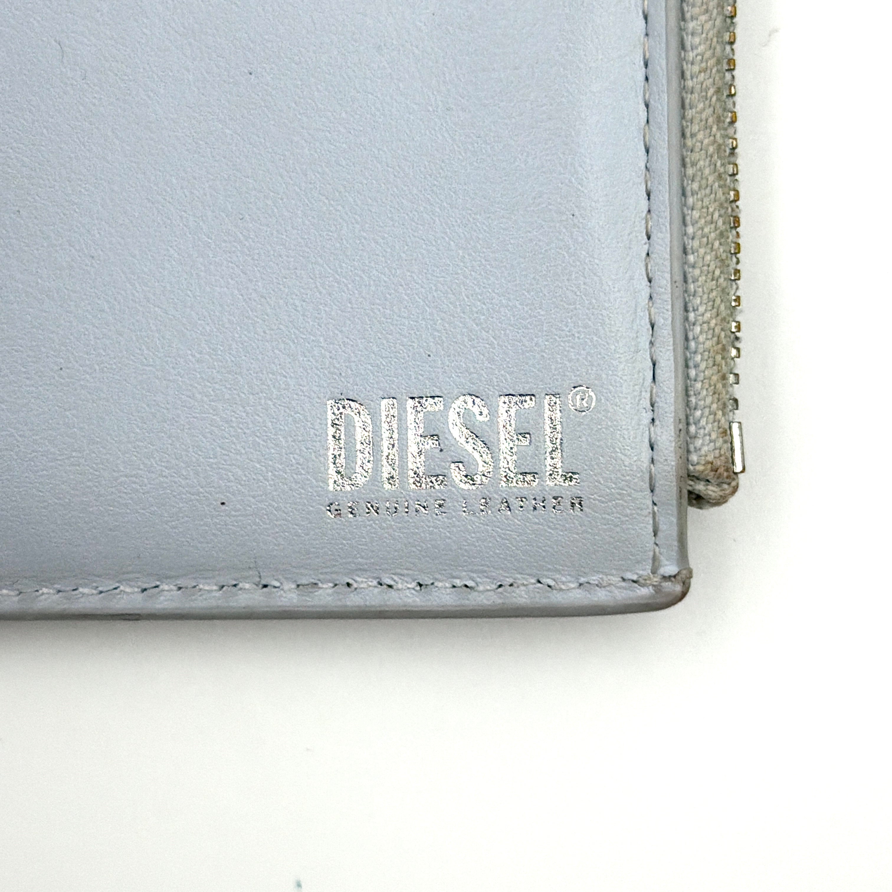 Diesel 1DR Wallet Silver