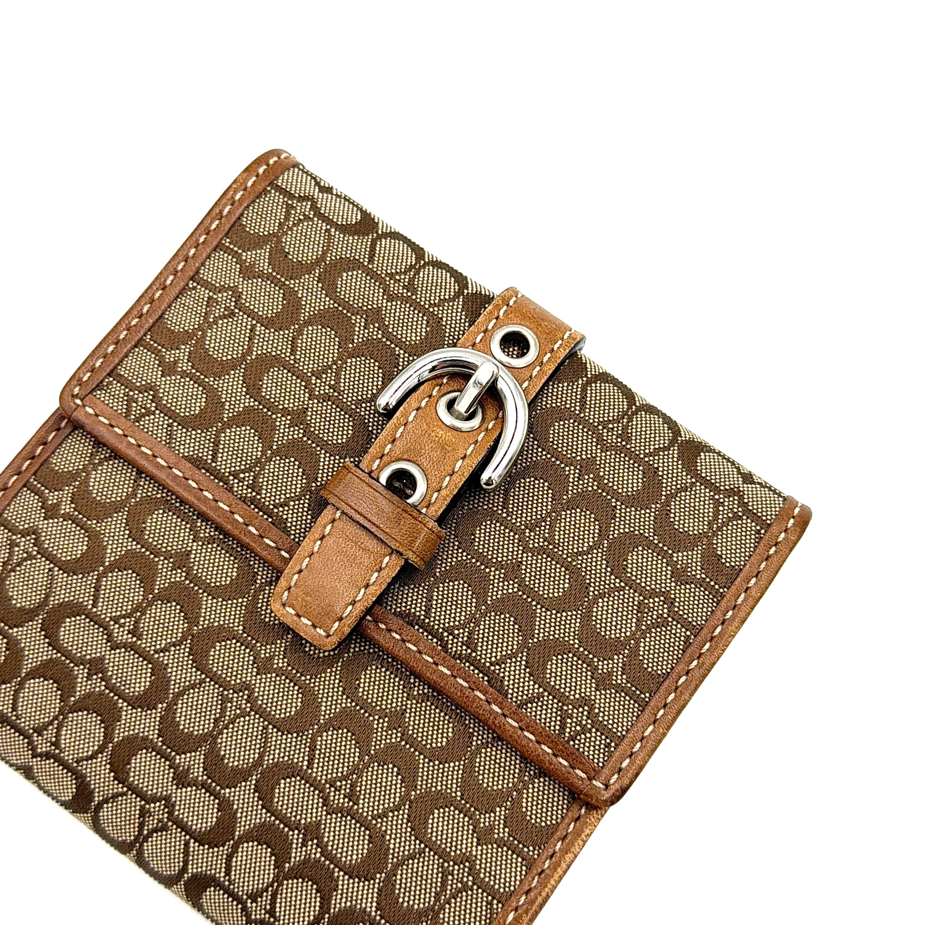 Coach Y2K Signature Soho Mini Wallet Beige