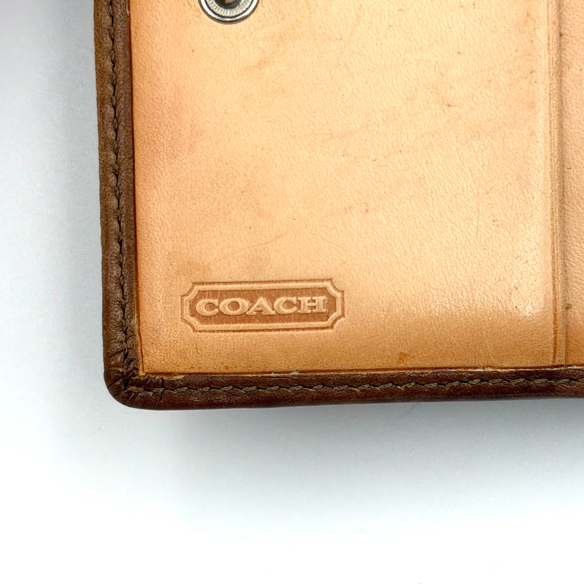 Coach Y2K Signature Soho Mini Wallet Beige