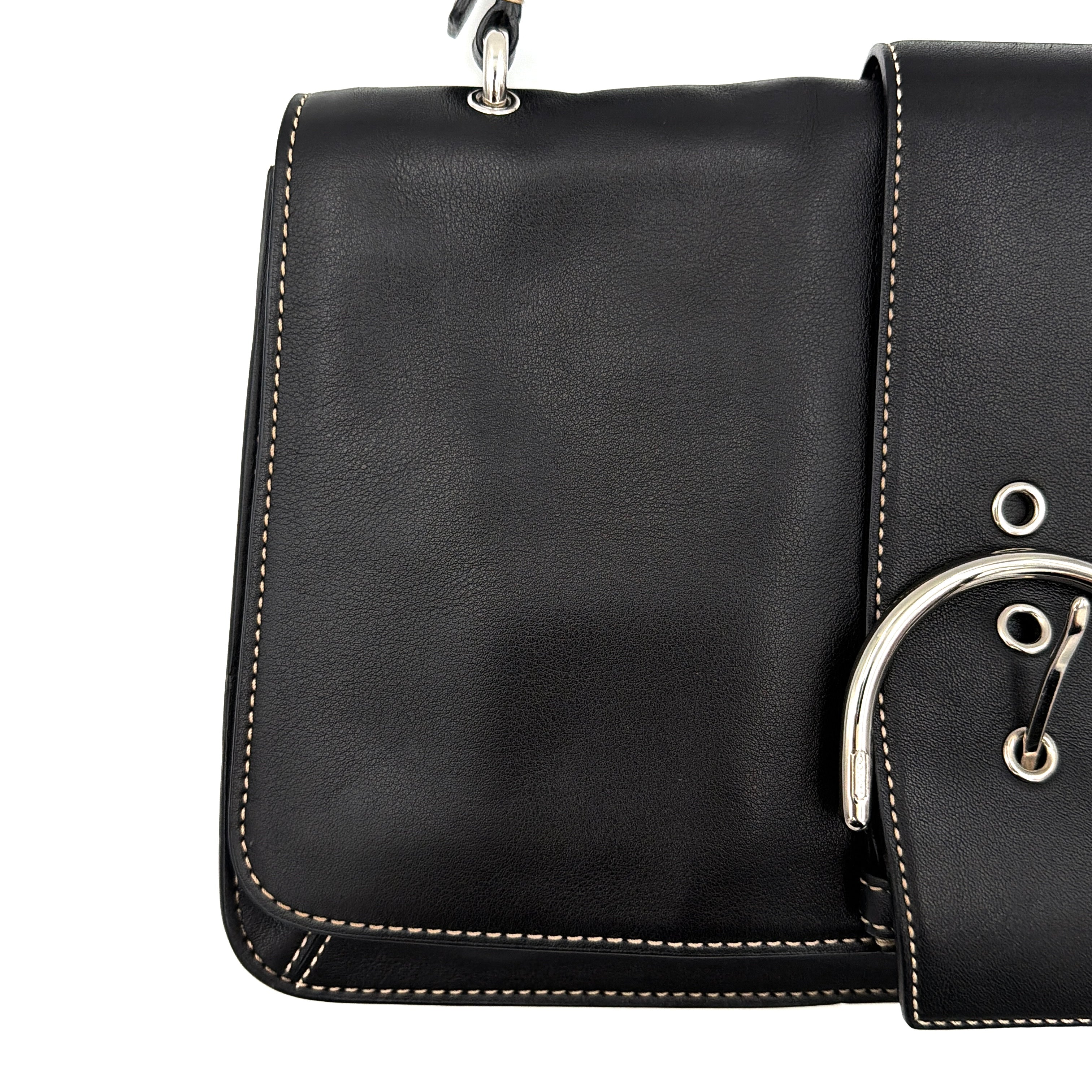 Coach Y2K Soho Buckle Shoulder Bag Black
