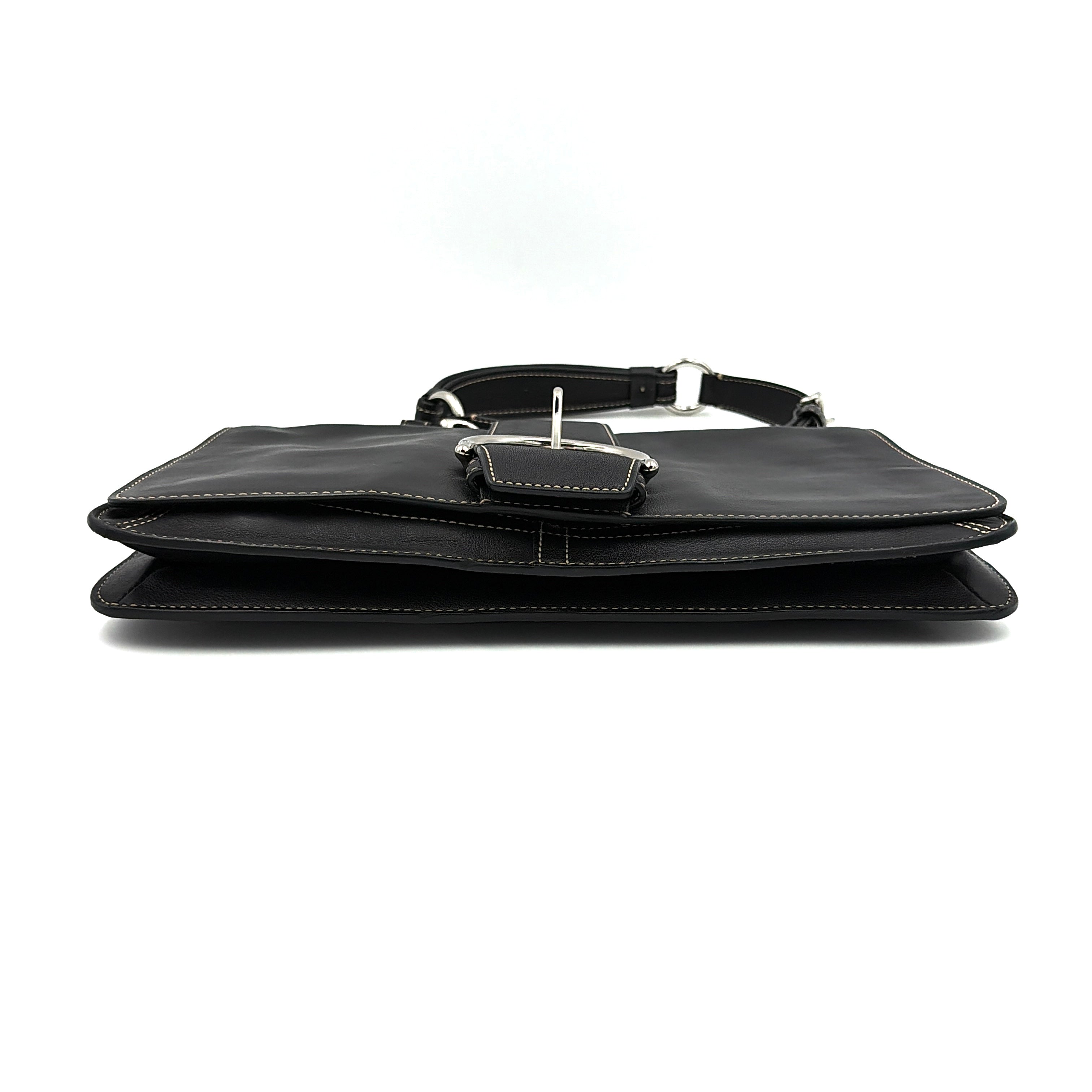 Coach Y2K Soho Buckle Shoulder Bag Black