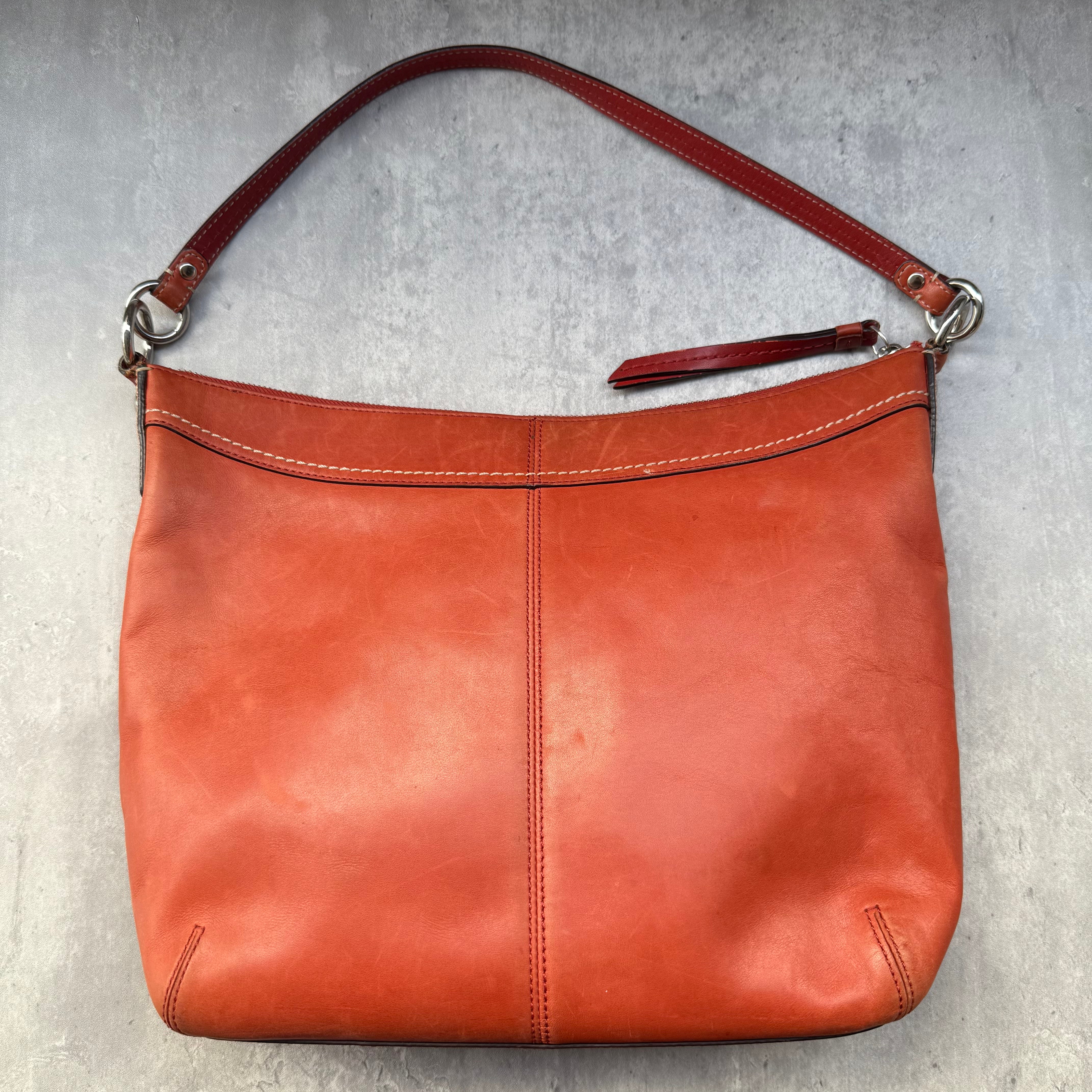 Coach Y2K 2Way Ashley Hobo Shoulder Bag Burnt Orange